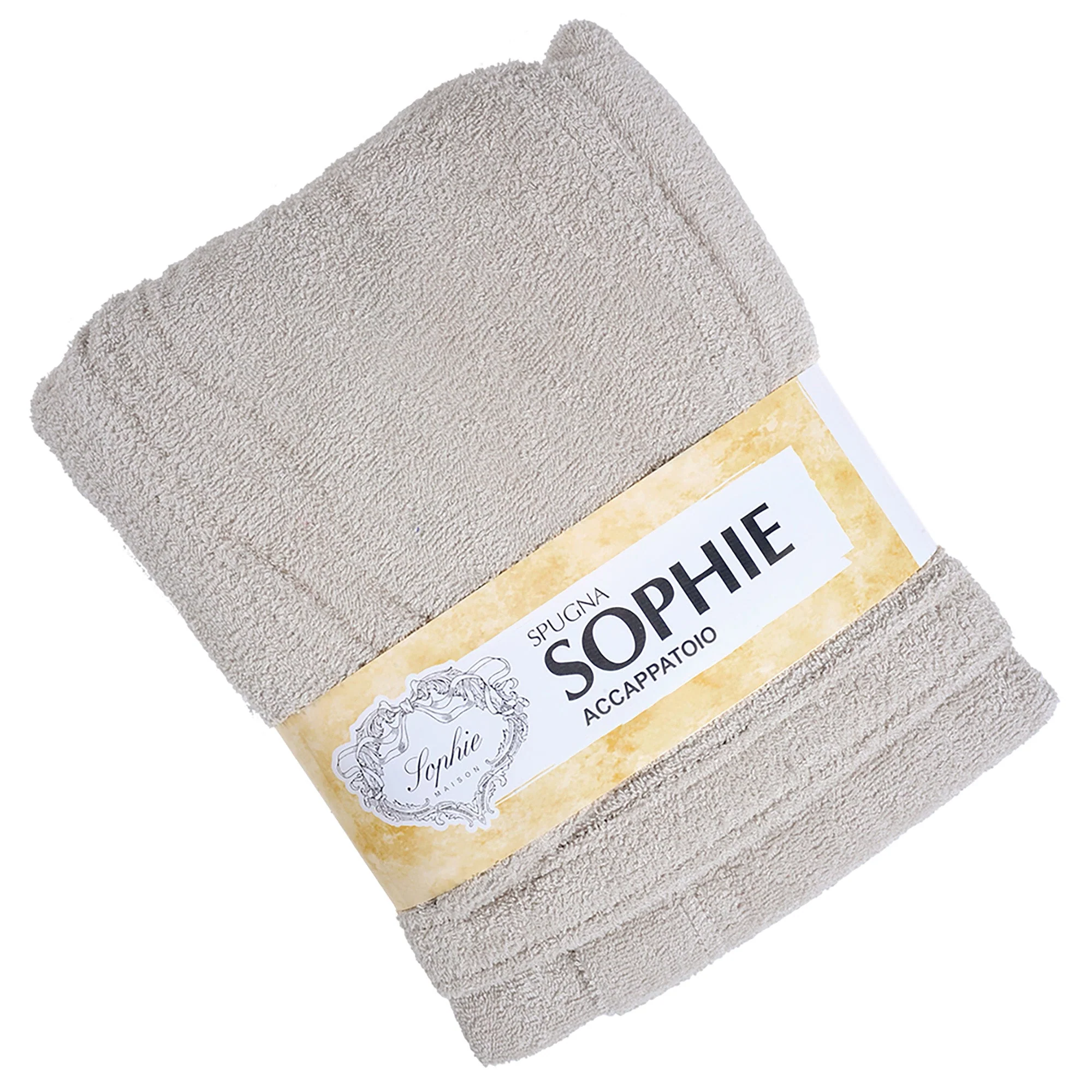 Accappatoio SOPHIE-XXL grigio ghiaccio - Image 3
