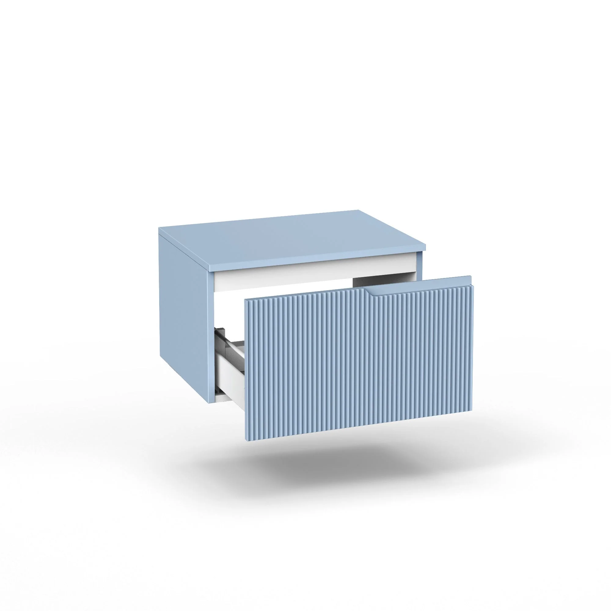 Base con top 1 cestone ZIP azzurro tiffany - Image 2