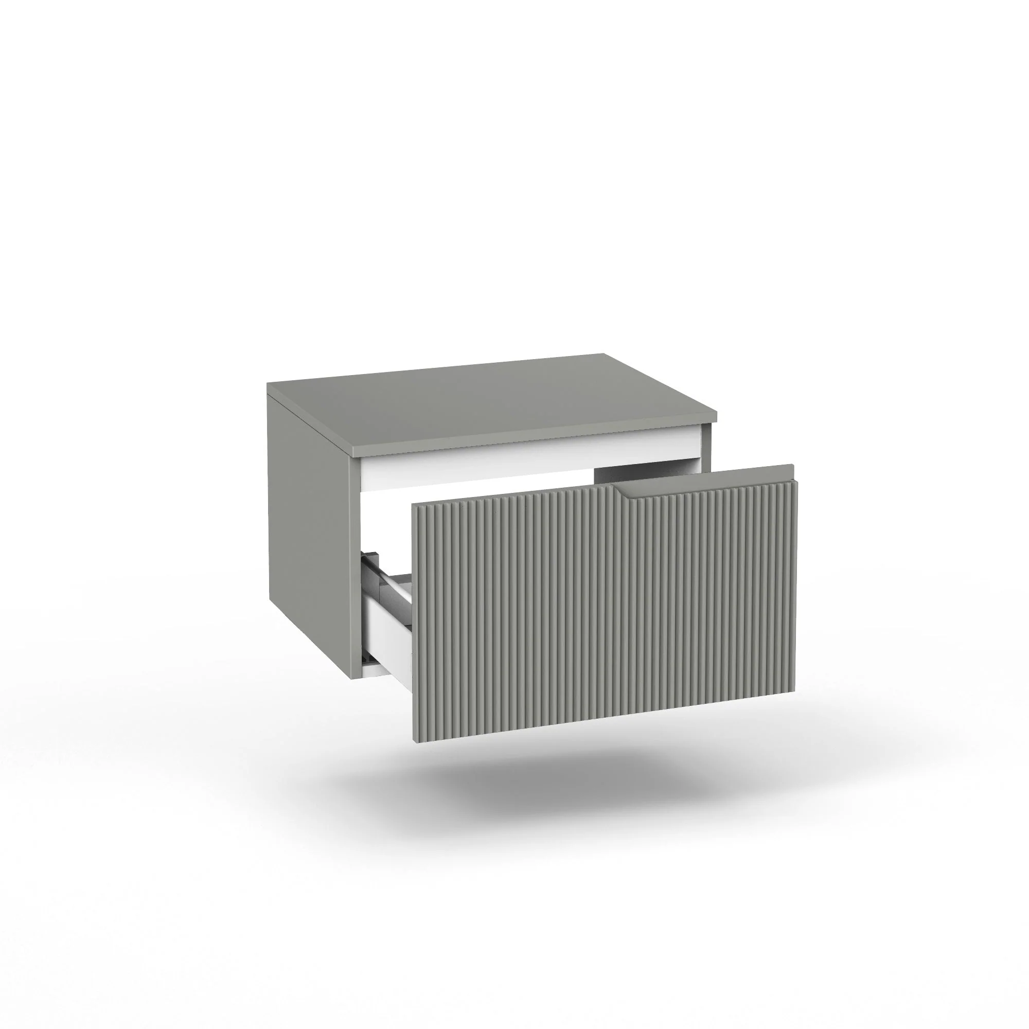 Base con top 1 cestone ZIP grigio opaco - Image 2