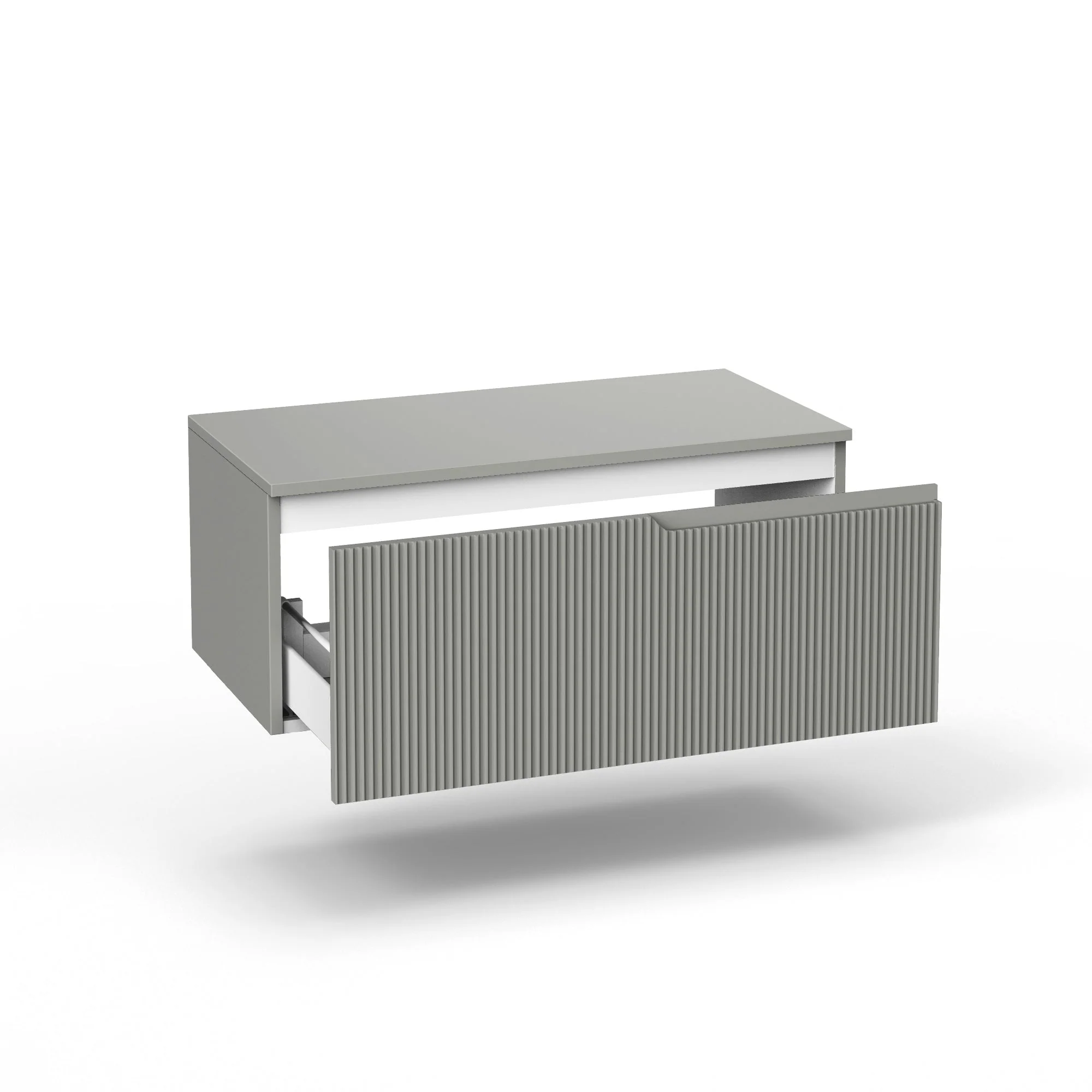 Base con top 1 cestone ZIP grigio opaco - Image 2