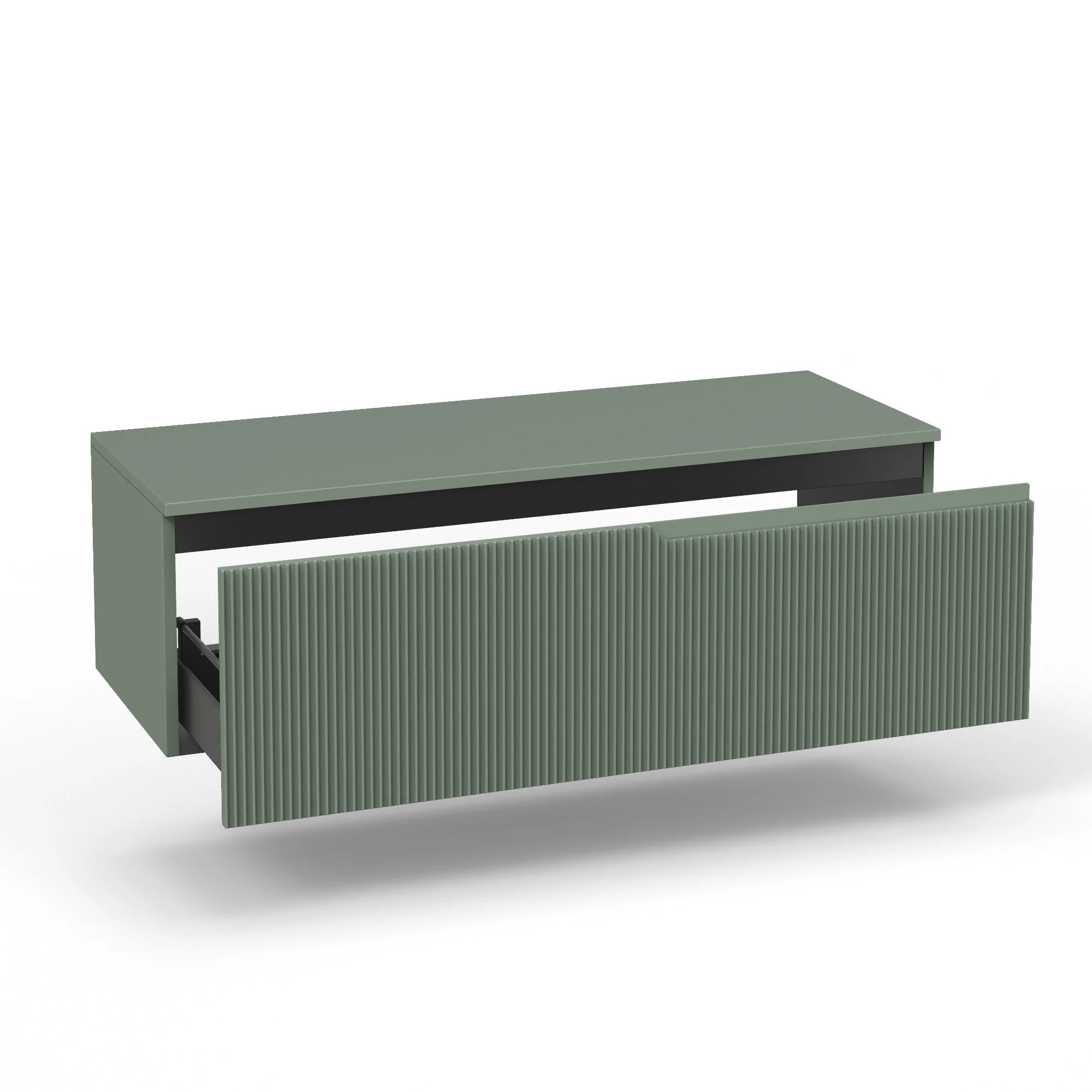 Base con top 1 cestone ZIP verde salvia - Image 2