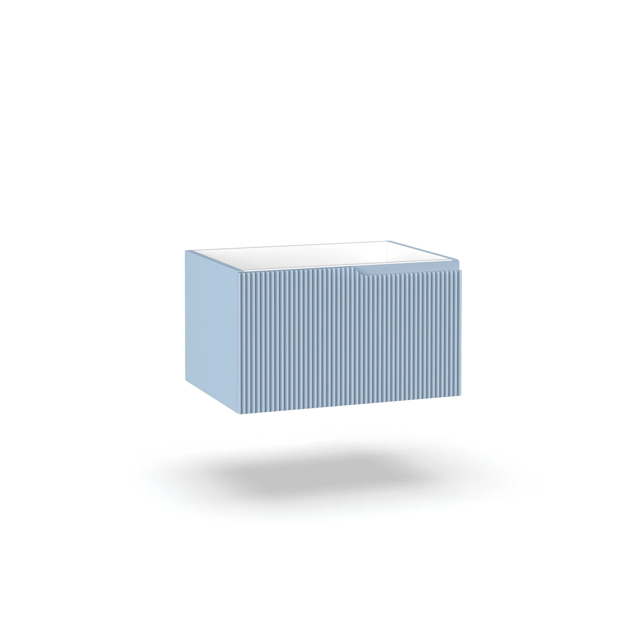 Base portalavabo 1 cestone ZIP azzurro tiffany