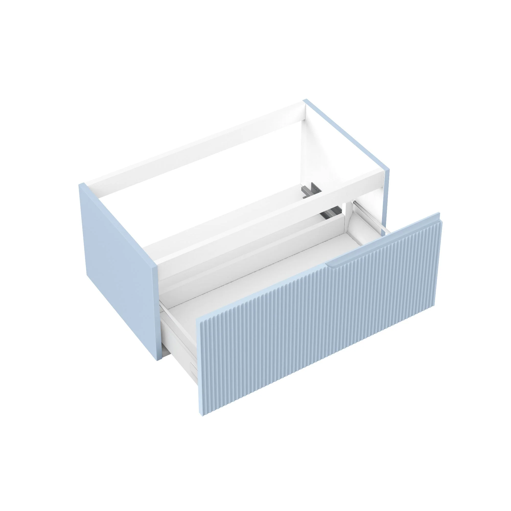 Base portalavabo 1 cestone ZIP azzurro tiffany - Image 2