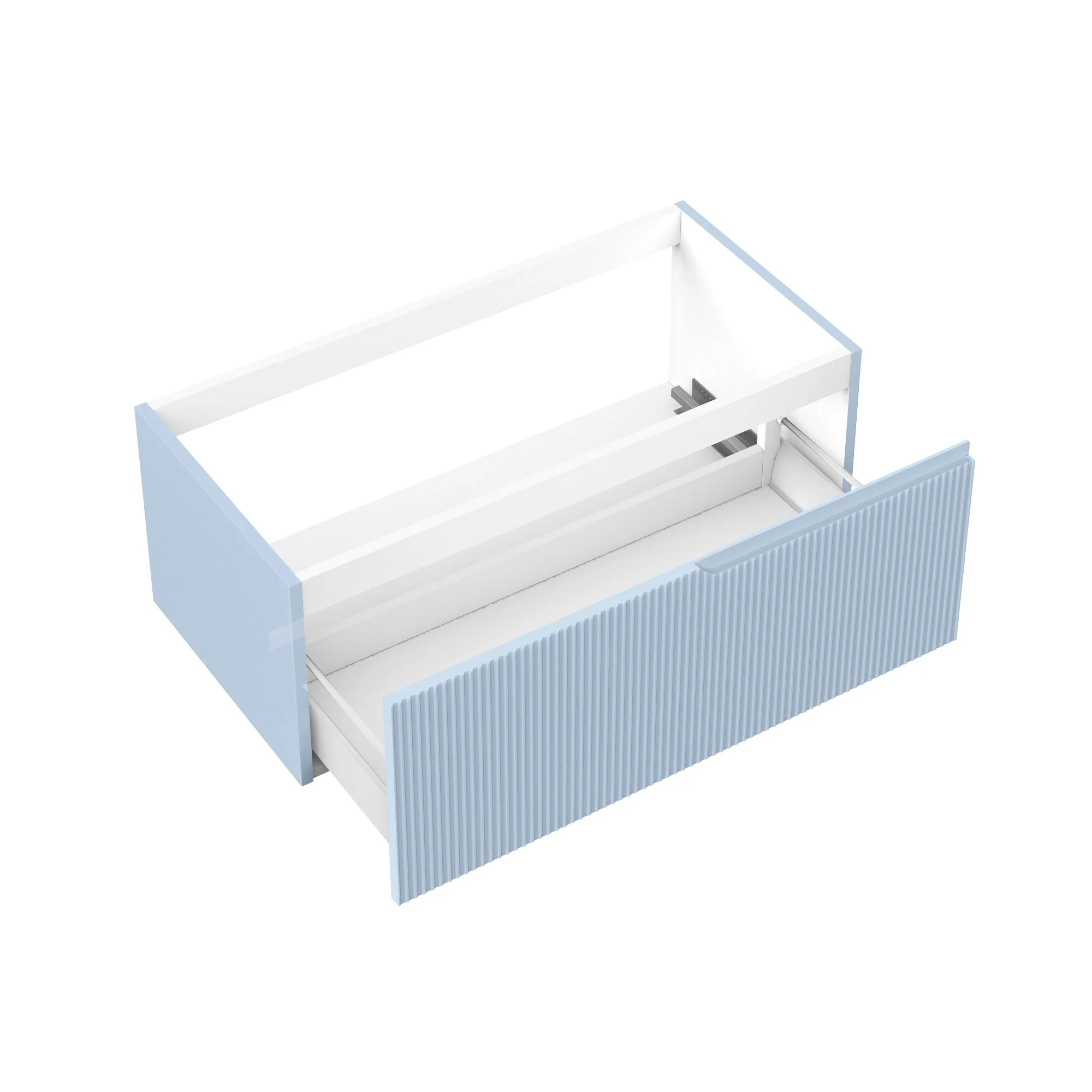 Base portalavabo 1 cestone ZIP azzurro tiffany - Image 2
