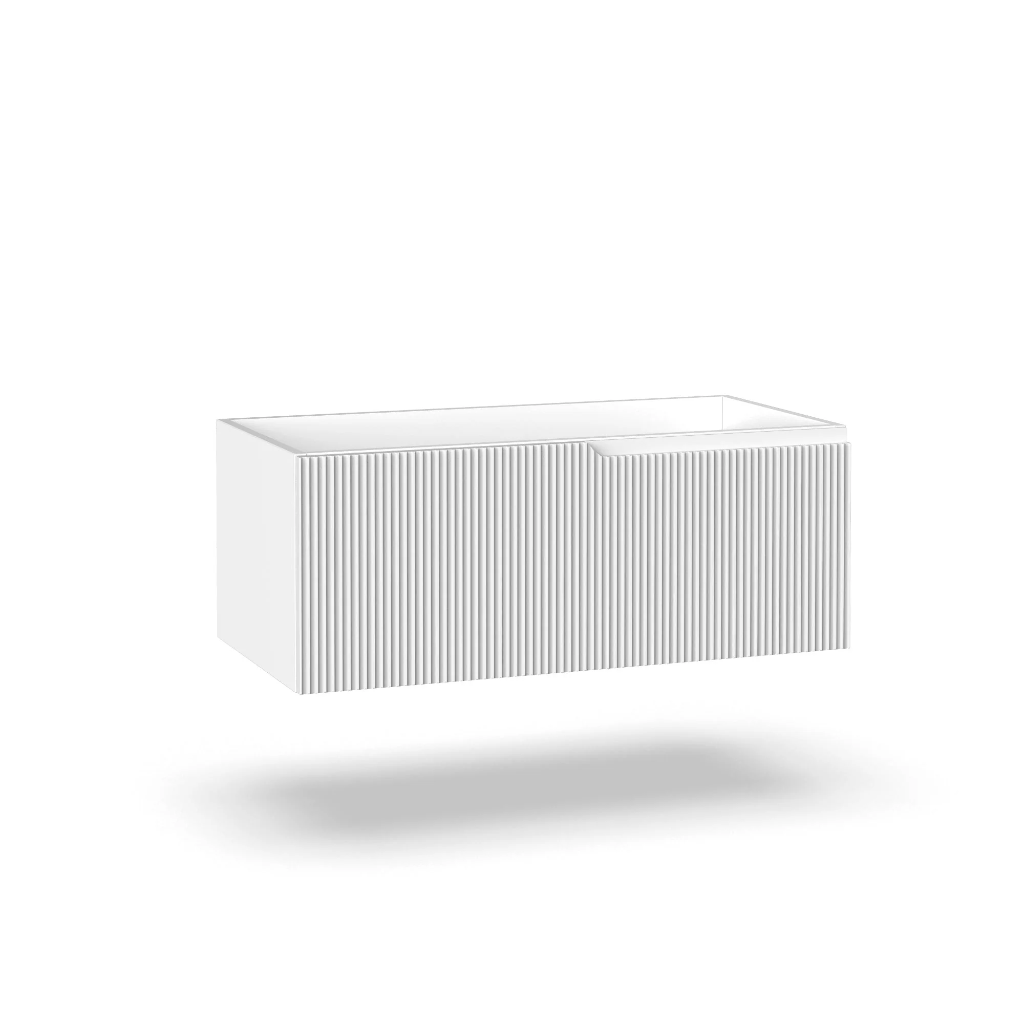 Base portalavabo 1 cestone ZIP bianco opaco