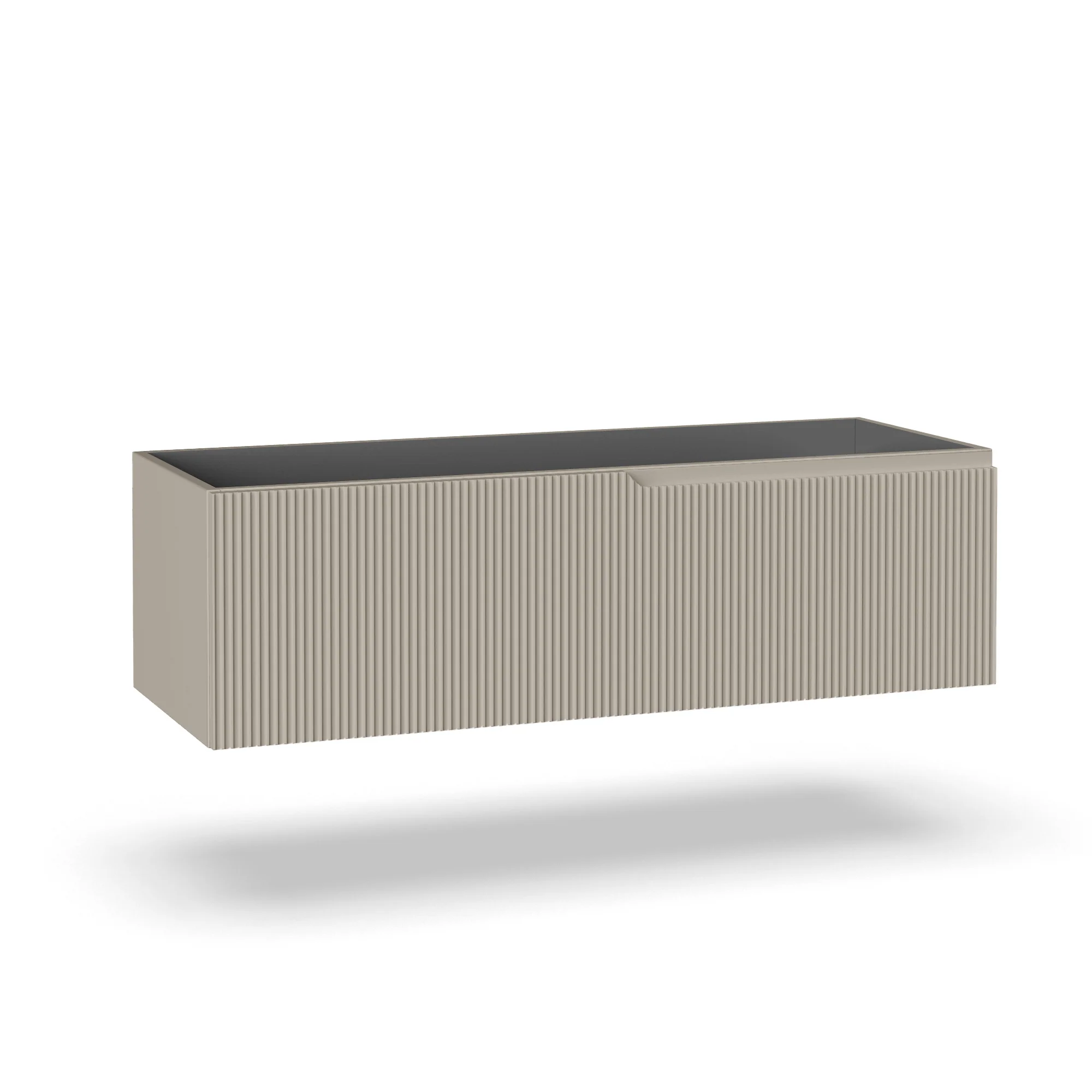 Base portalavabo 1 cestone ZIP tortora