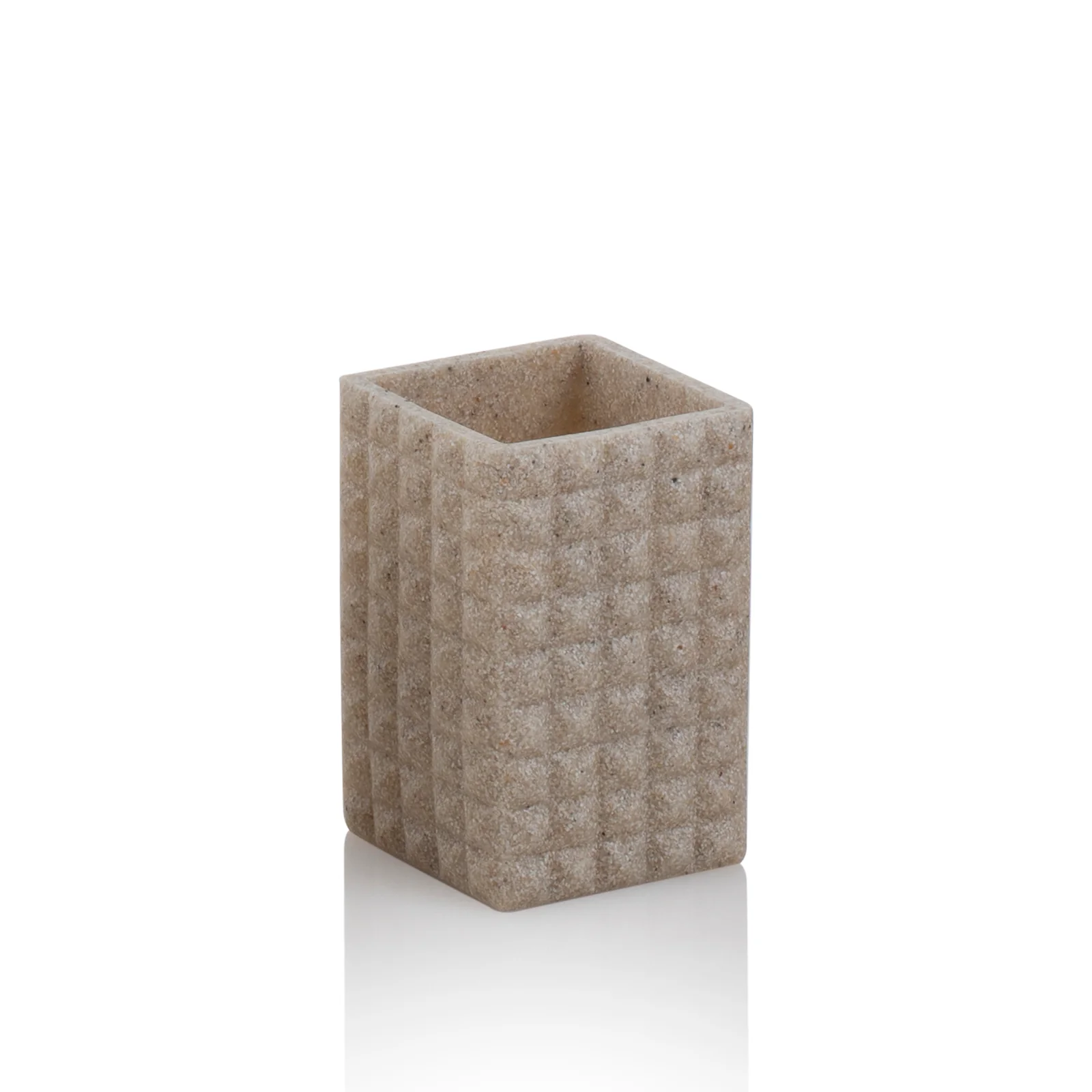 Bicchiere portaspazzolino NAAMA sabbia