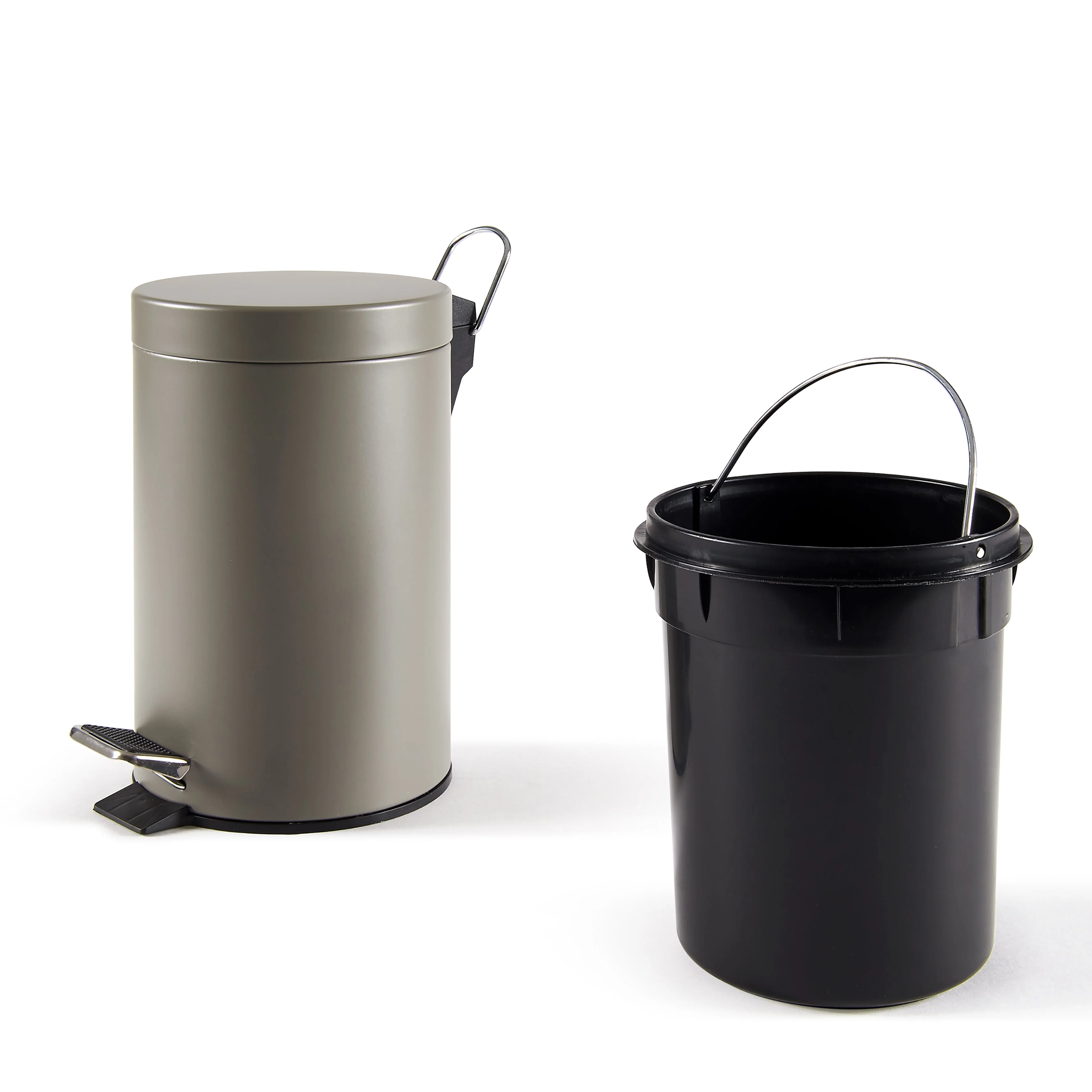 Bidoncino c/pedale 3L LELLO grigio - Image 2