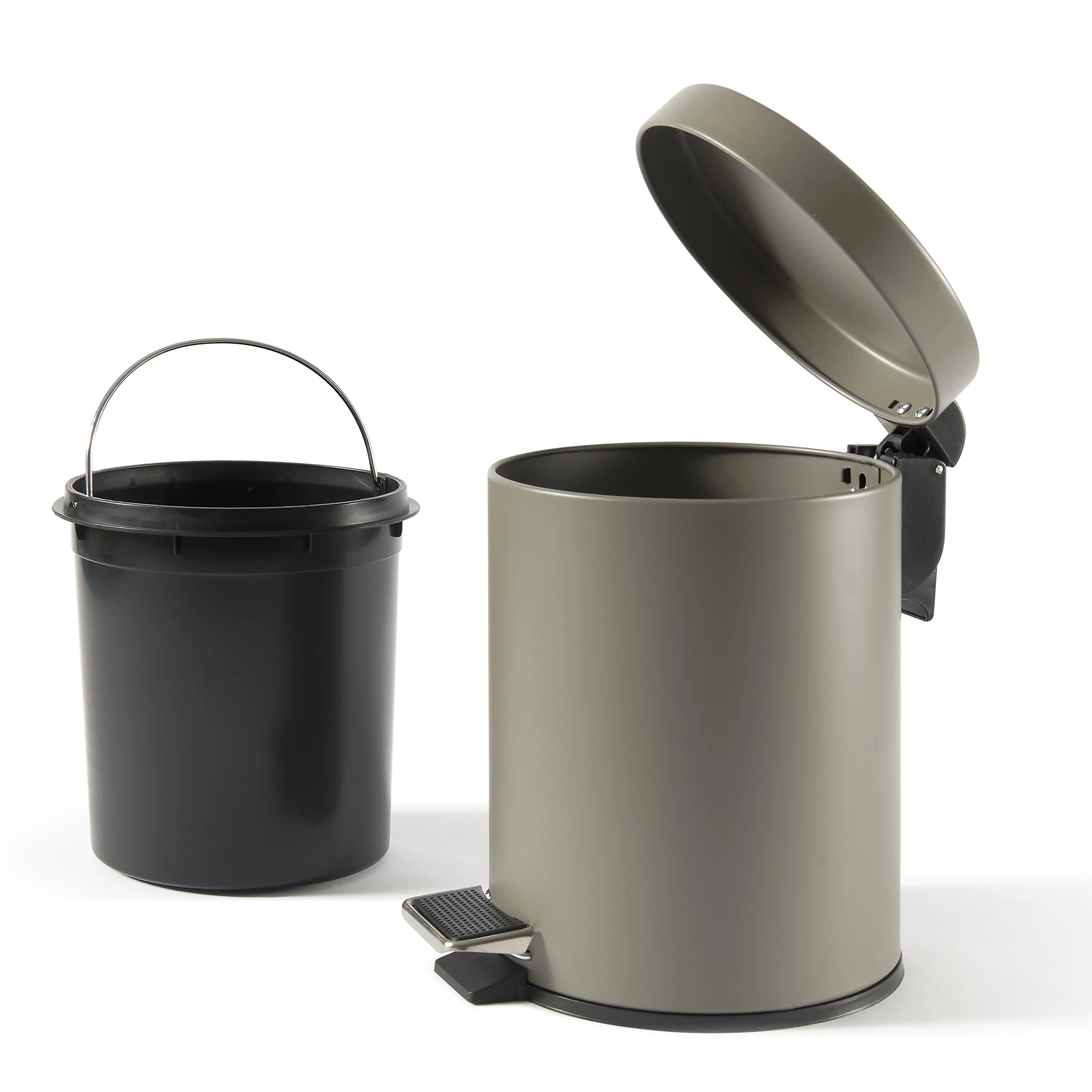 Bidoncino c/pedale 5L LELLO grigio - Image 2