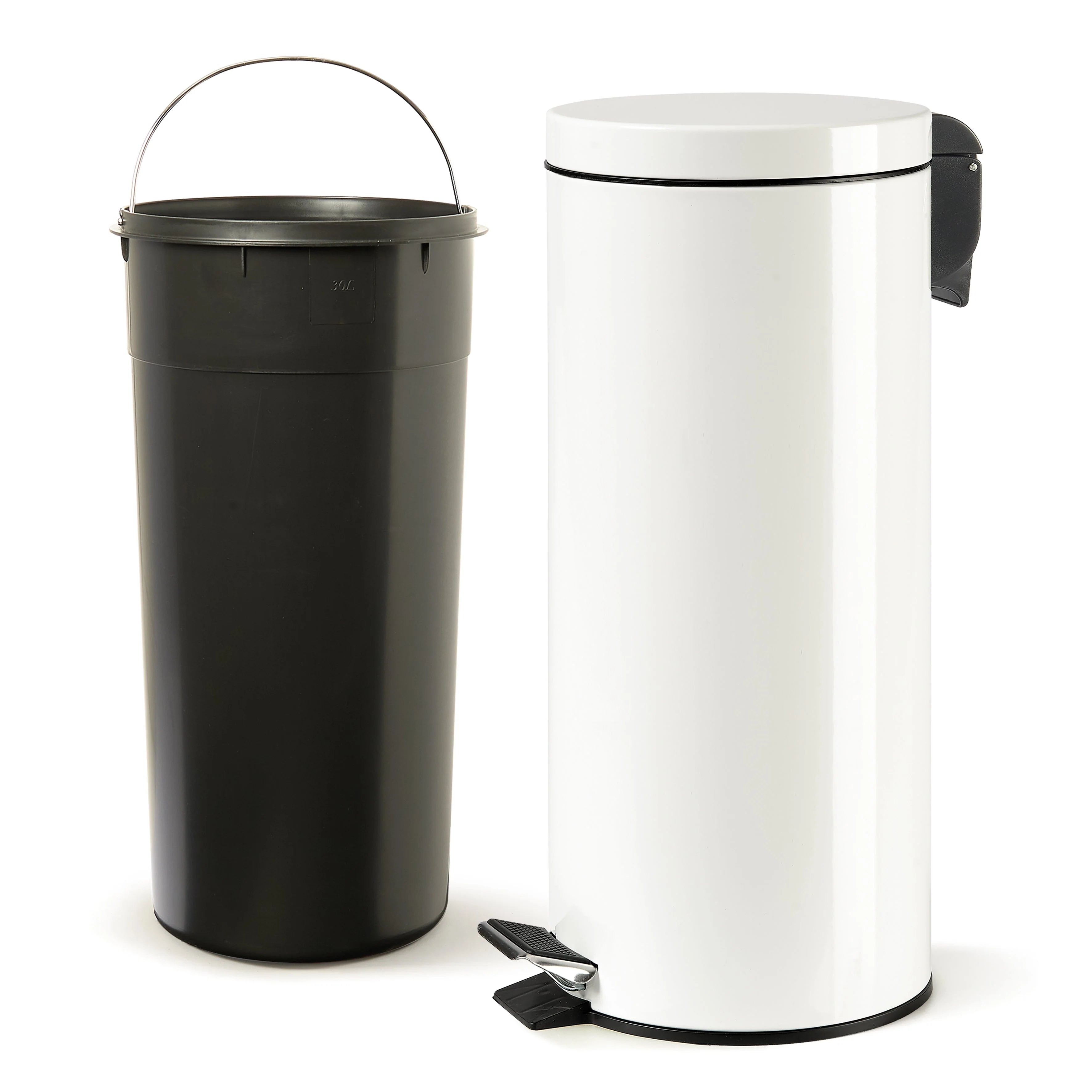 Bidone c/pedale 30L LELLO bianco - Image 2