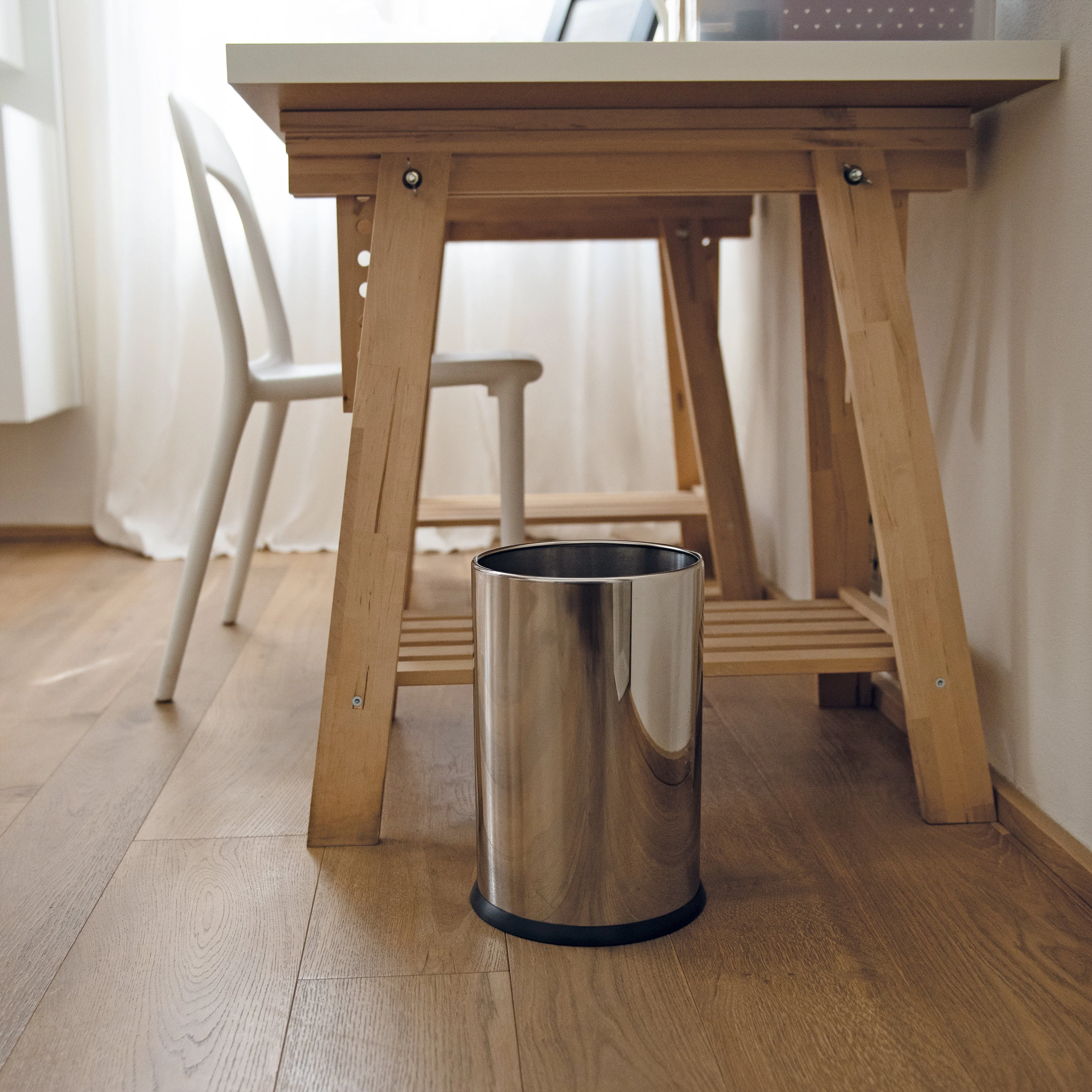 Bidone gettacarte 9L RAUL inox - Image 2