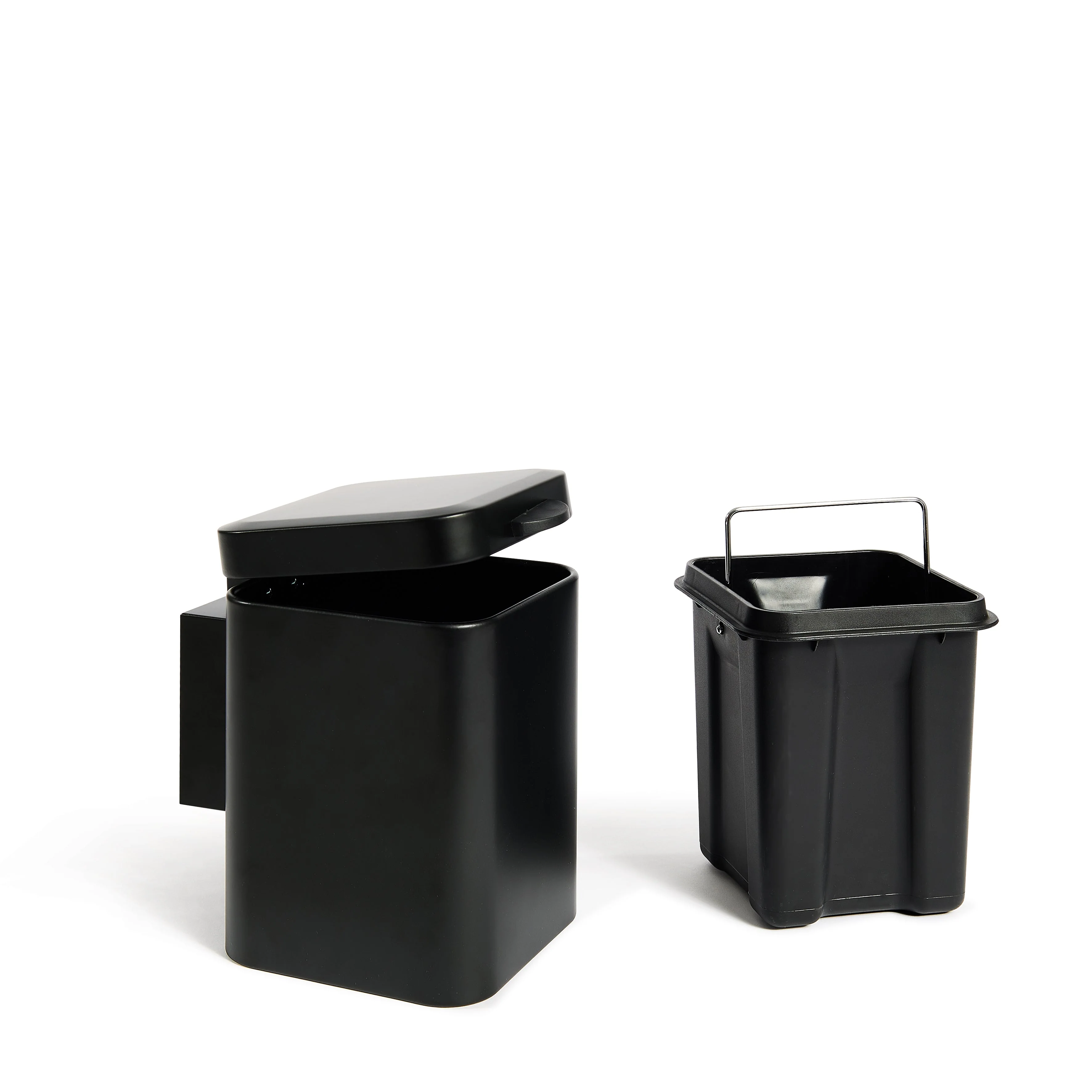 Bidone per parete 3L FRANK nero - Image 2