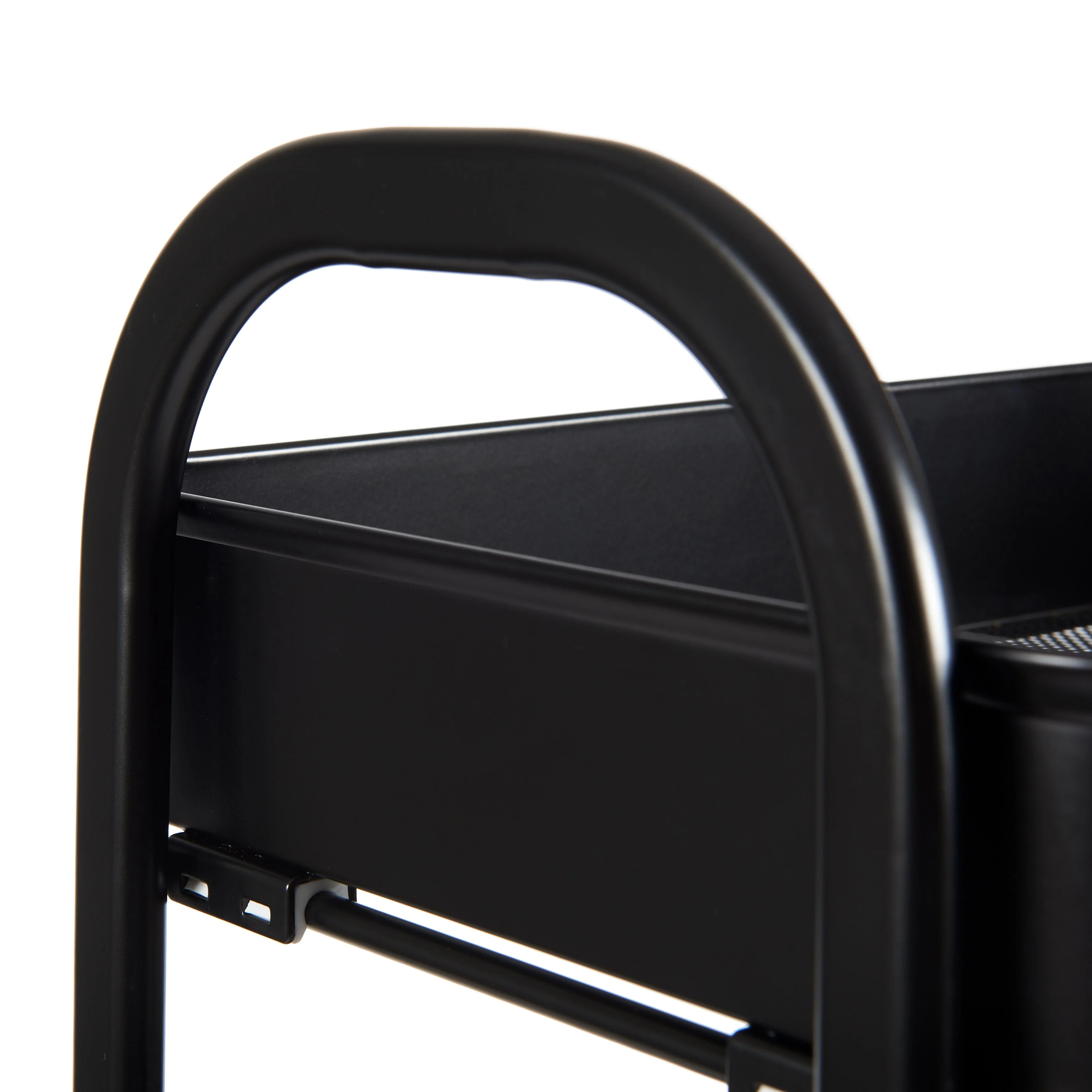 Carrello c/ruote DUILIO nero - Image 2