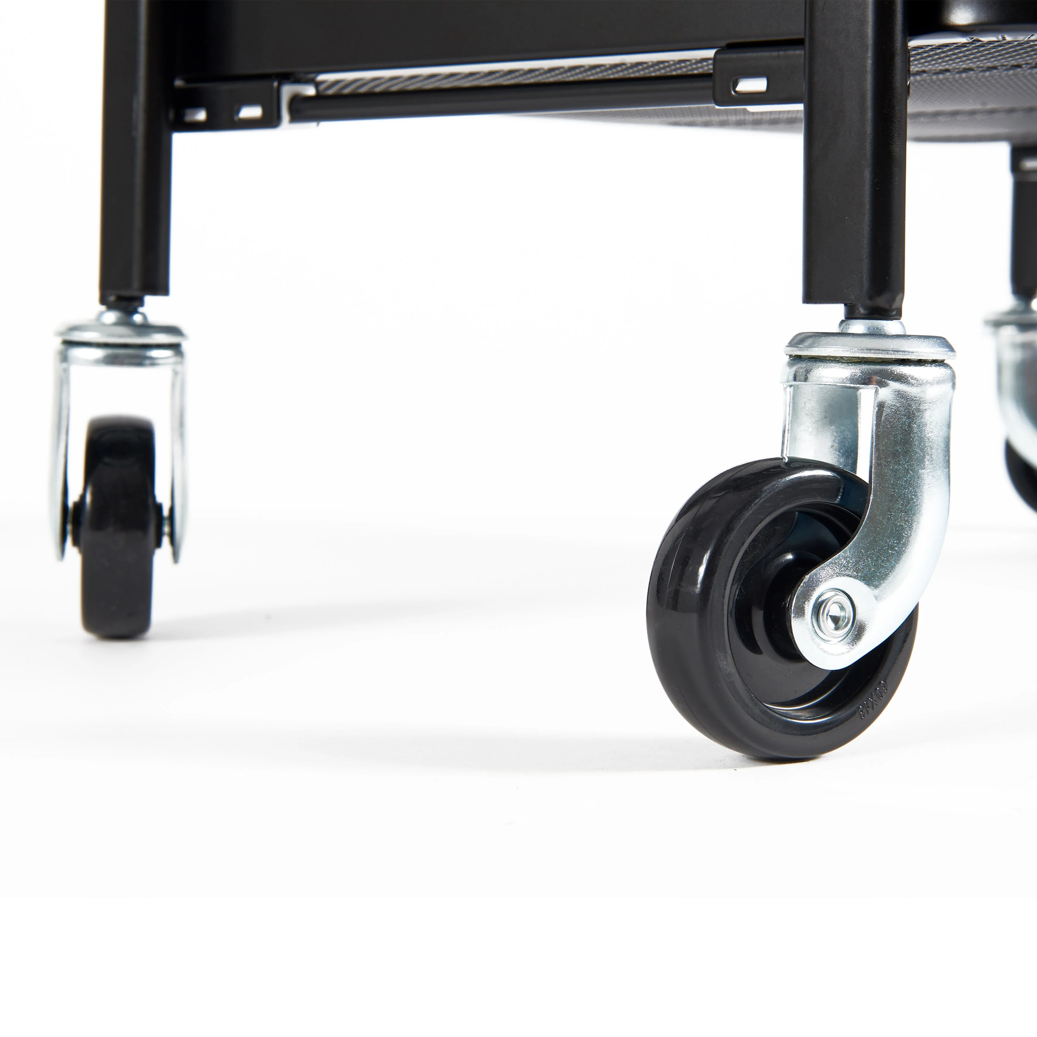 Carrello c/ruote DUILIO nero - Image 3