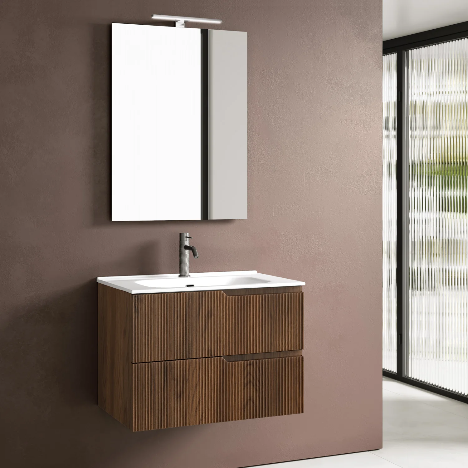 Composizione 4 pezzi ZIP rovere rio 61cm
