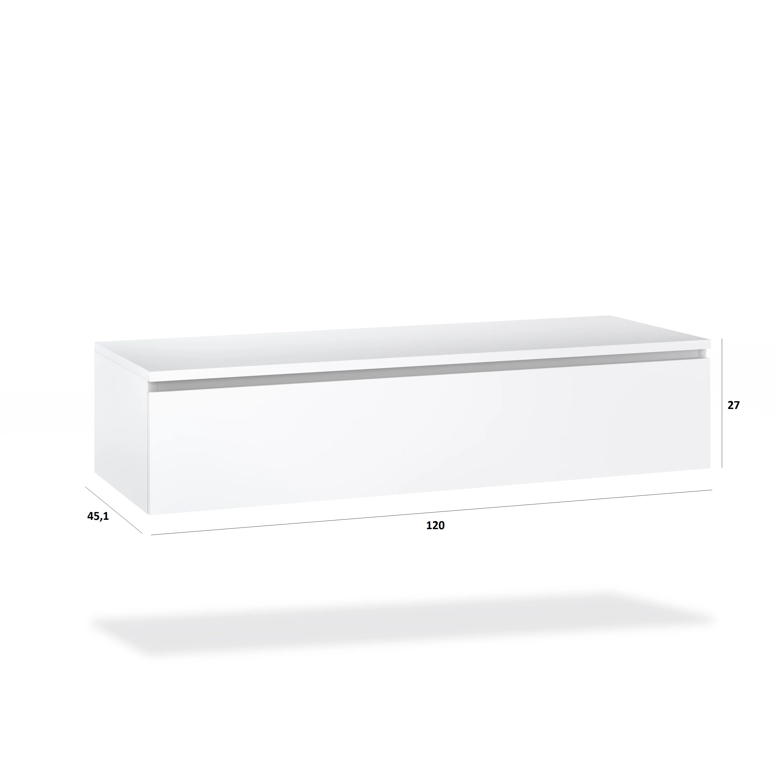 Composizione 5 pezzi YOKA rovere noce/bianco - Image 3