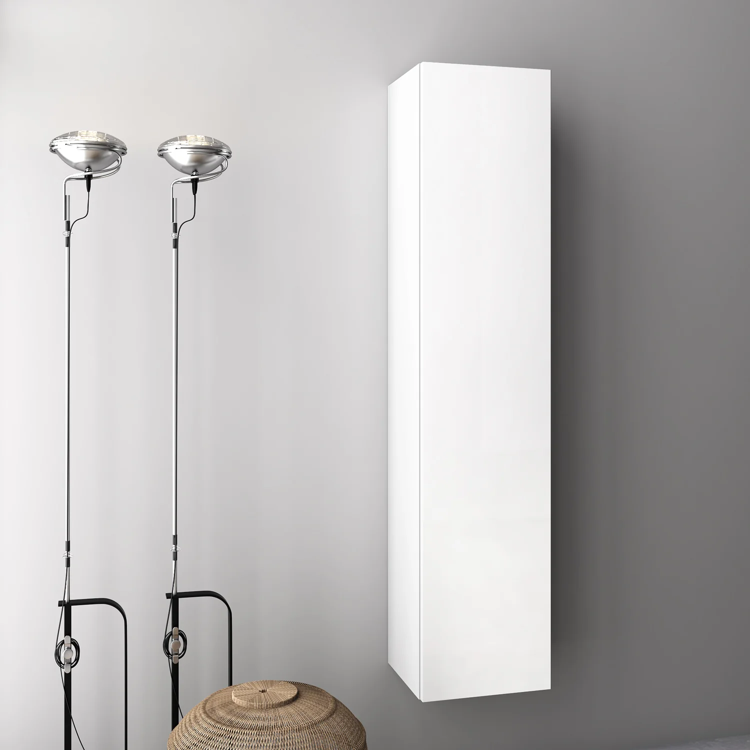 Composizione 8 pezzi YOKA noce/bianco opaco 275cm - Image 13