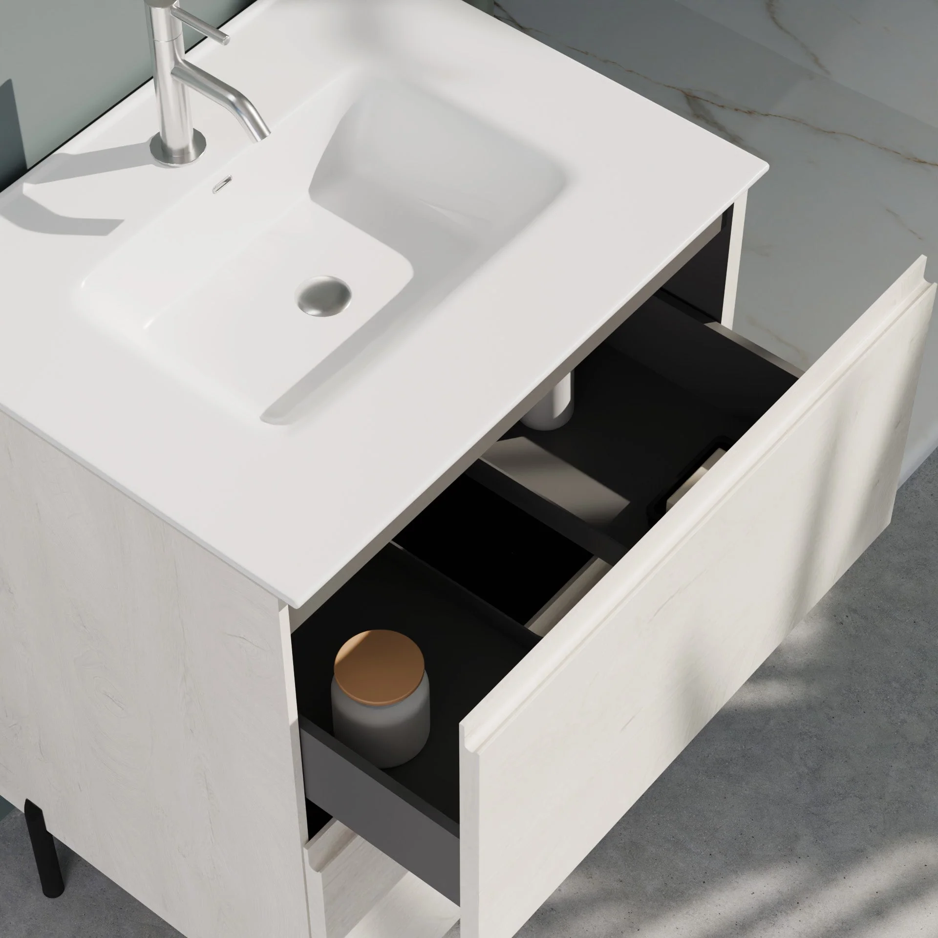 Composizione a terra GALILEO-72 rovere alaska - Image 2