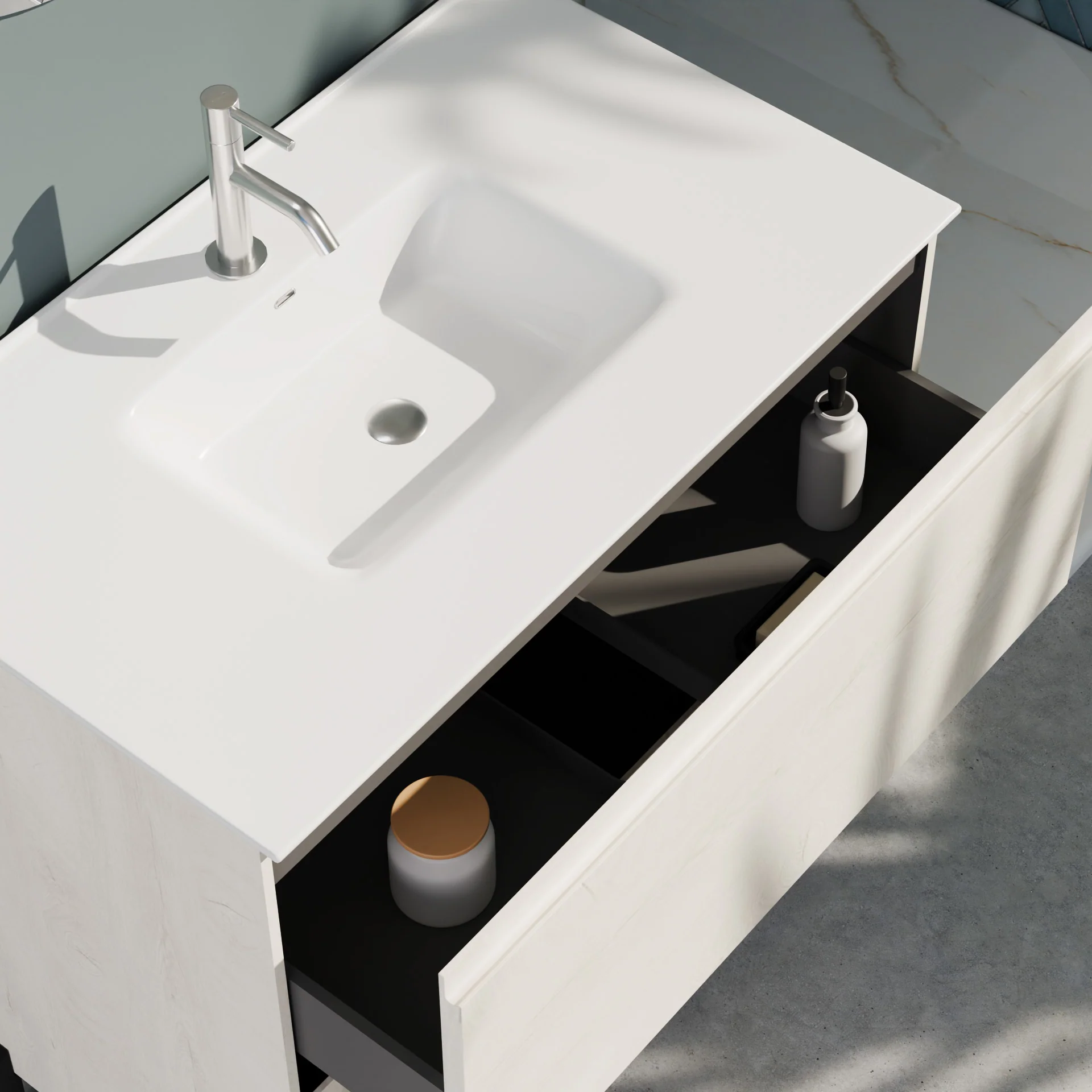 Composizione a terra GALILEO-73 rovere alaska - Image 2