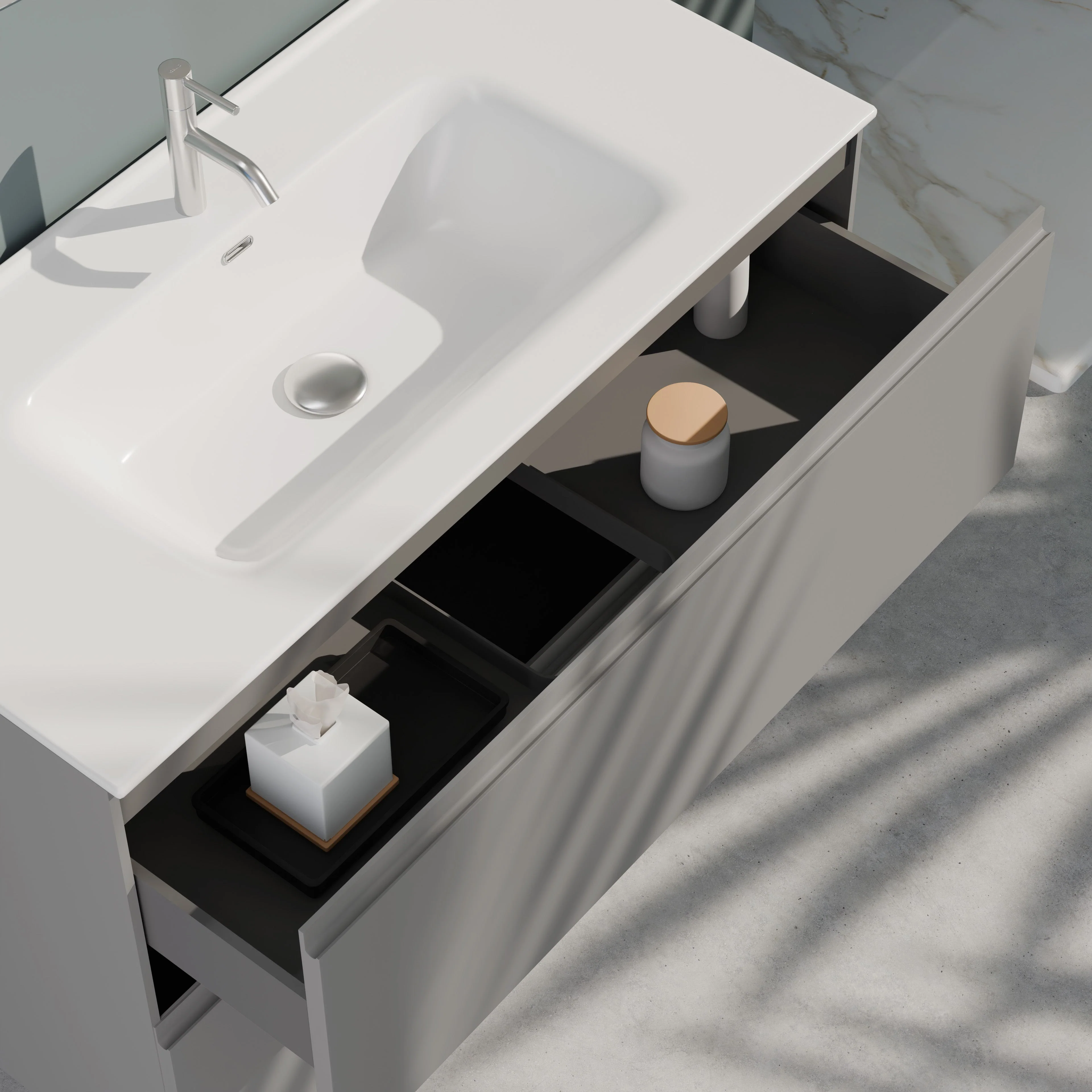 Composizione a terra GALILEO-74 grigio opaco - Image 2