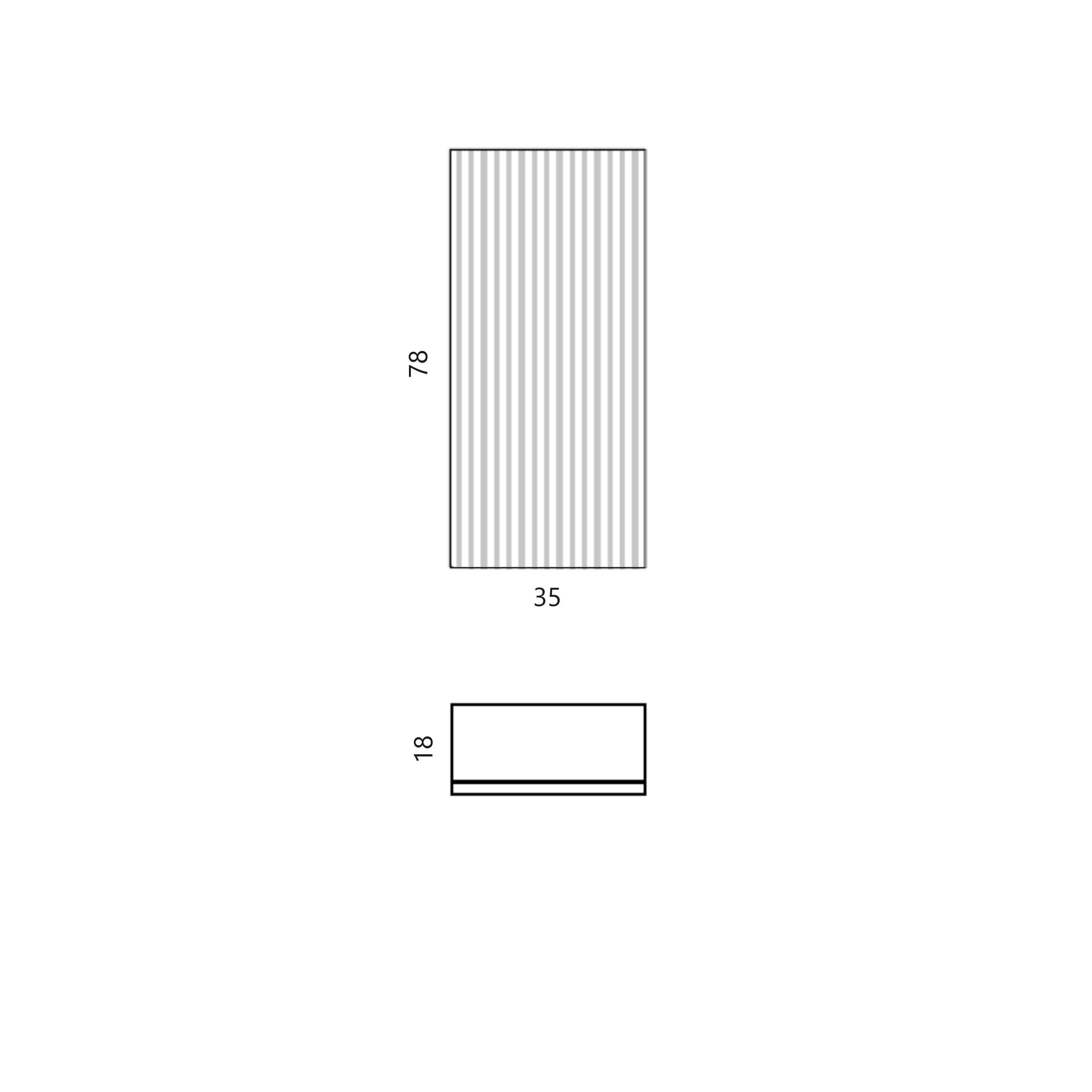 Composizione doppio lavabo 7 pezzi ZIP bianco / azzurro tiffany - Image 8
