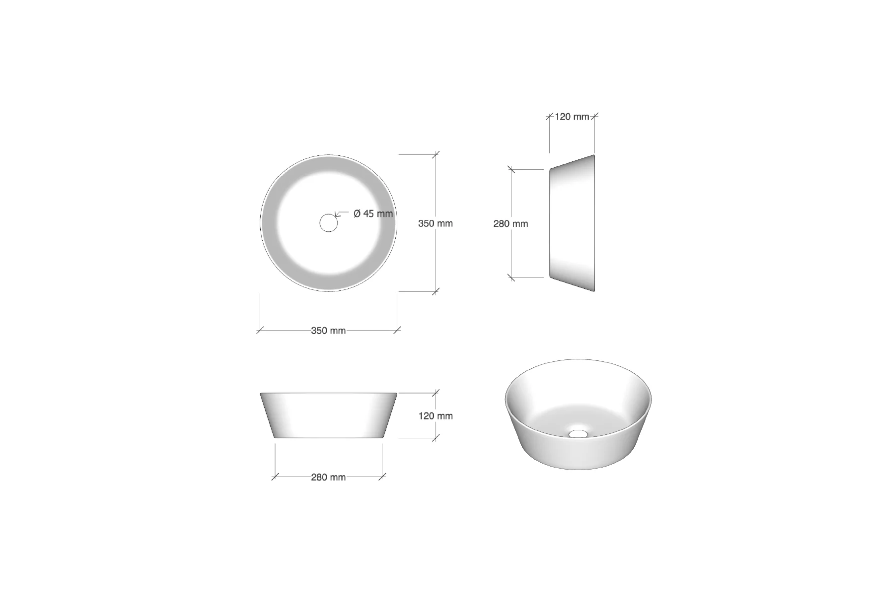 Composizione doppio lavabo 7 pezzi ZIP bianco / salvia - Image 5