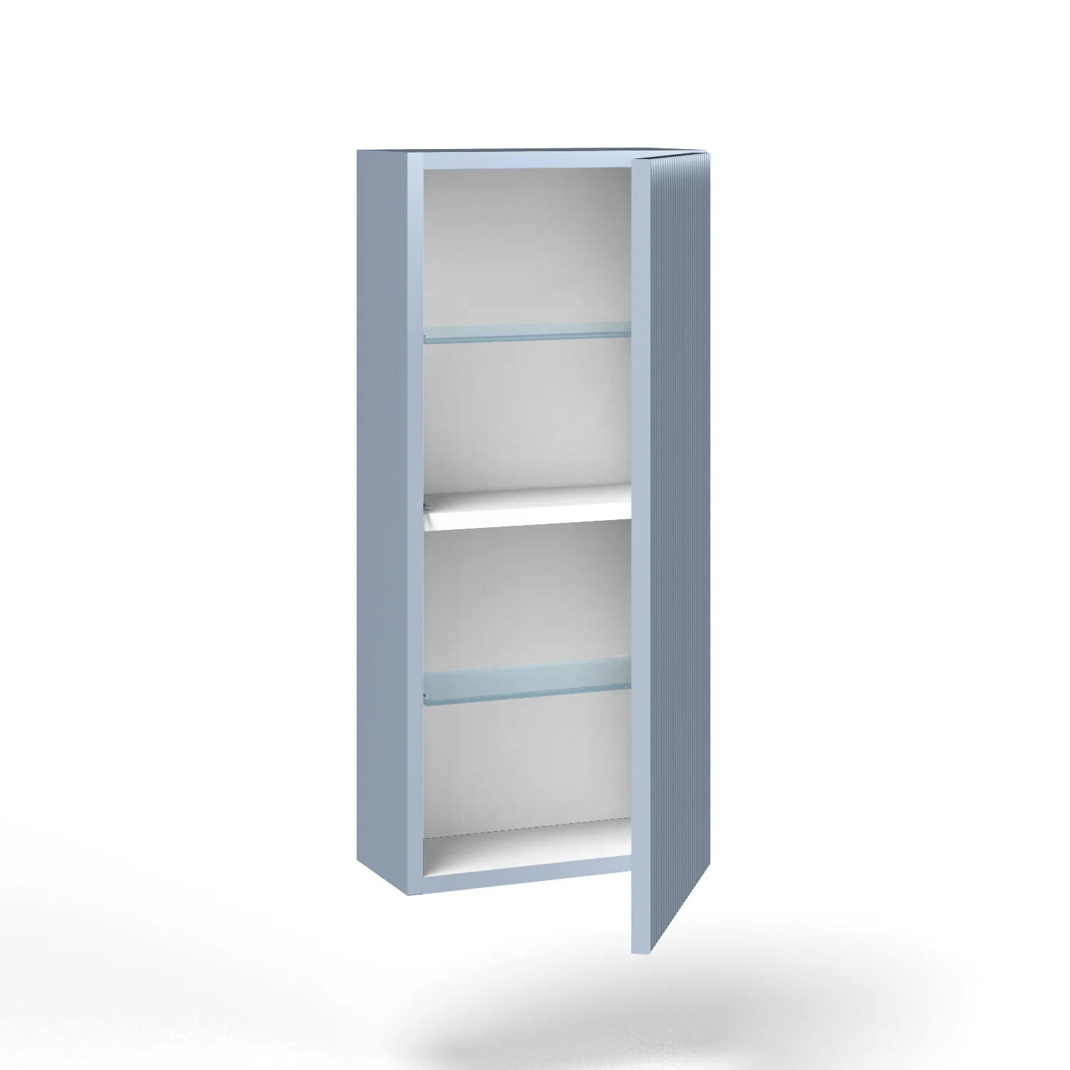 Composizione doppio lavabo 7 pezzi ZIP quercia / azzurro tiffany - Image 7
