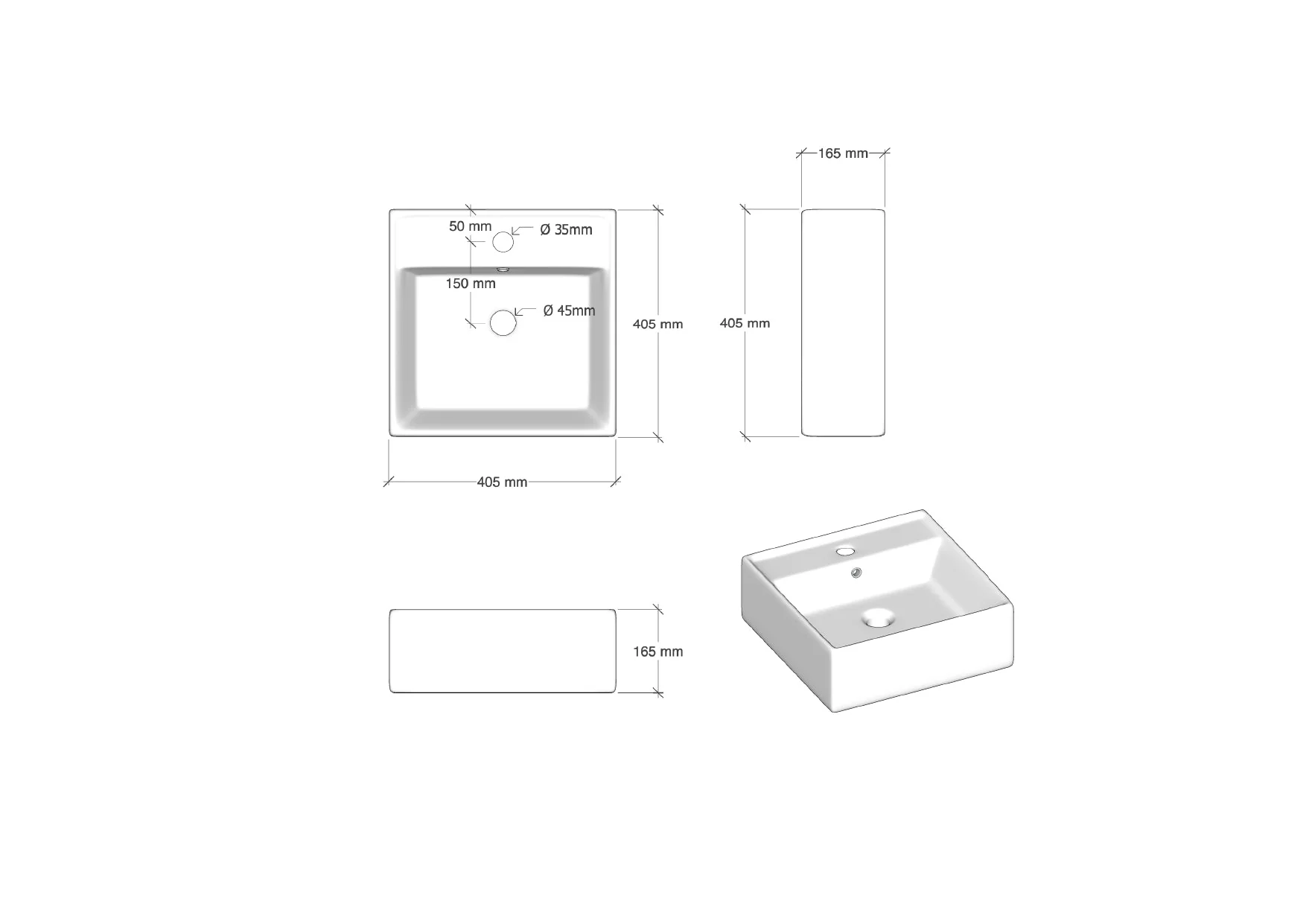 Composizione doppio lavabo YOKA-20 bianco pietra - Image 4