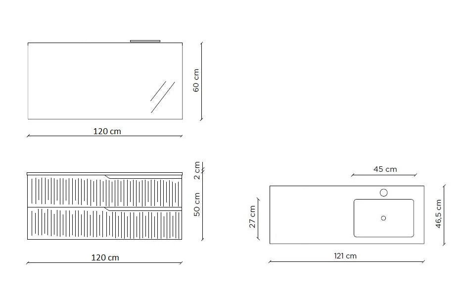 Composizione vasca DX ZIP tortora - Image 8
