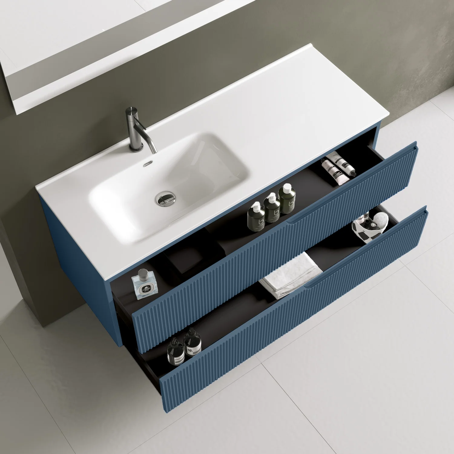 Composizione vasca SX ZIP blu - Image 2