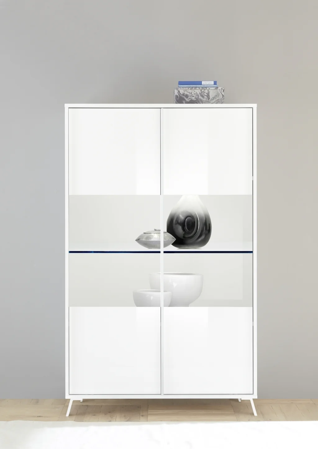 Credenza/Vetrina HOA bianco