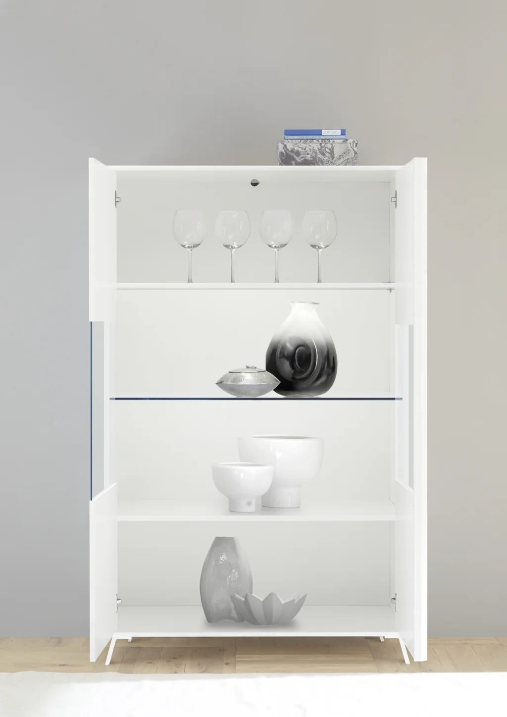 Credenza/Vetrina HOA bianco - Image 2