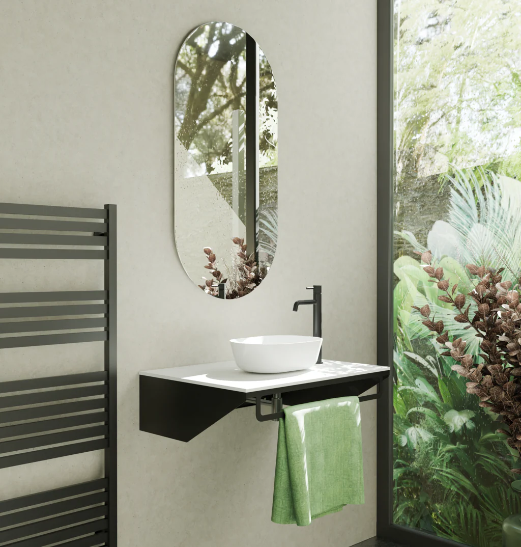 Kit bagno PRATIKO-60 nero - Image 2