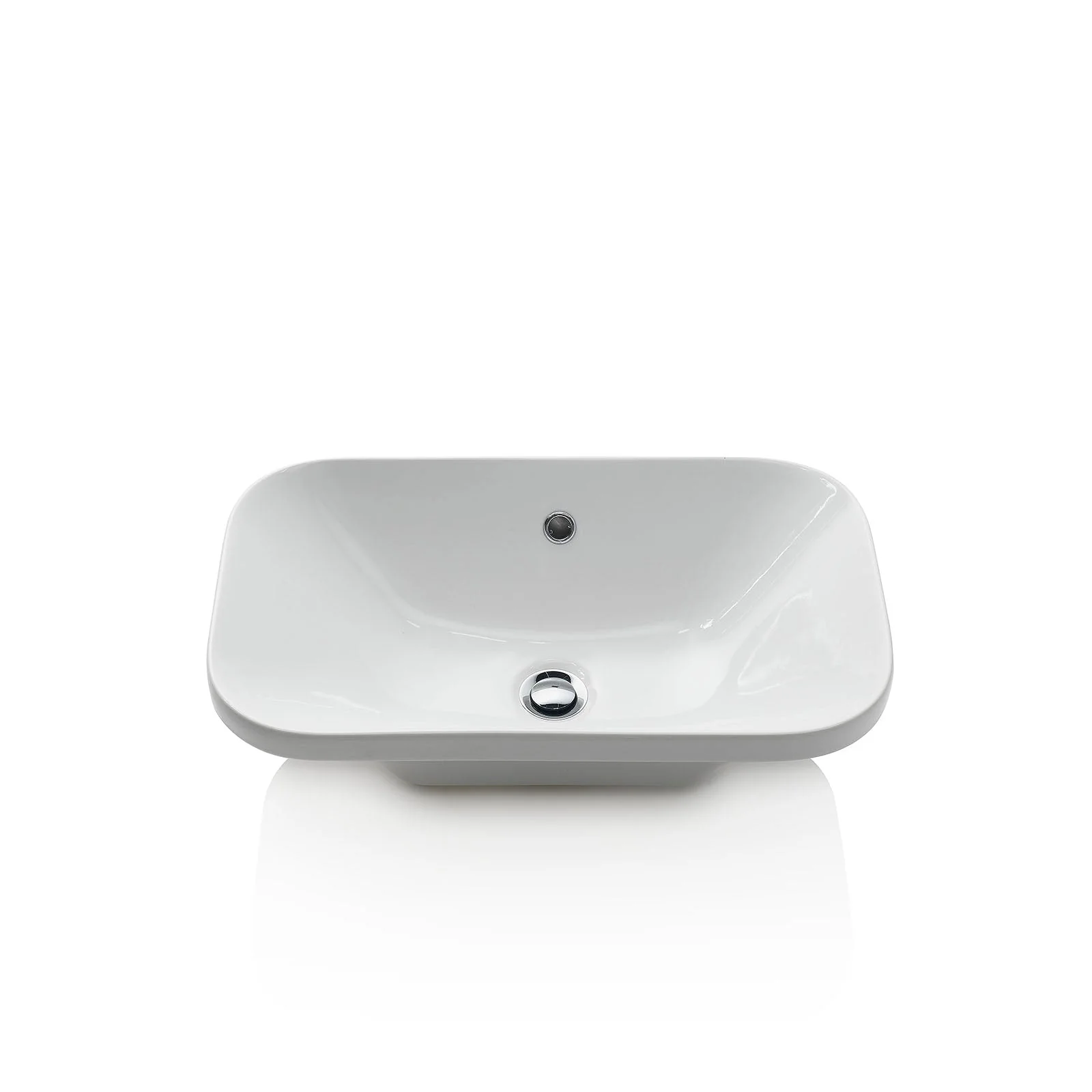 Lavabo da semi incasso HOZEH bianco lucido - Image 2