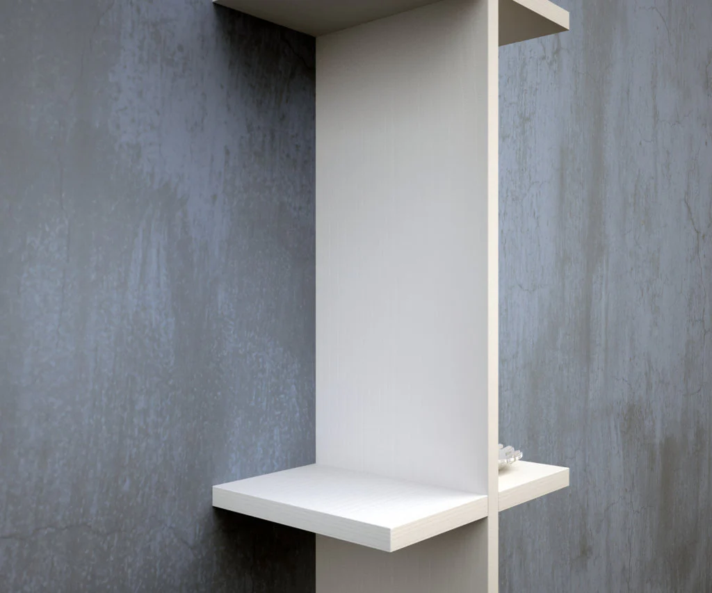 Mensola/Libreria EASY 2 bianco - Image 3