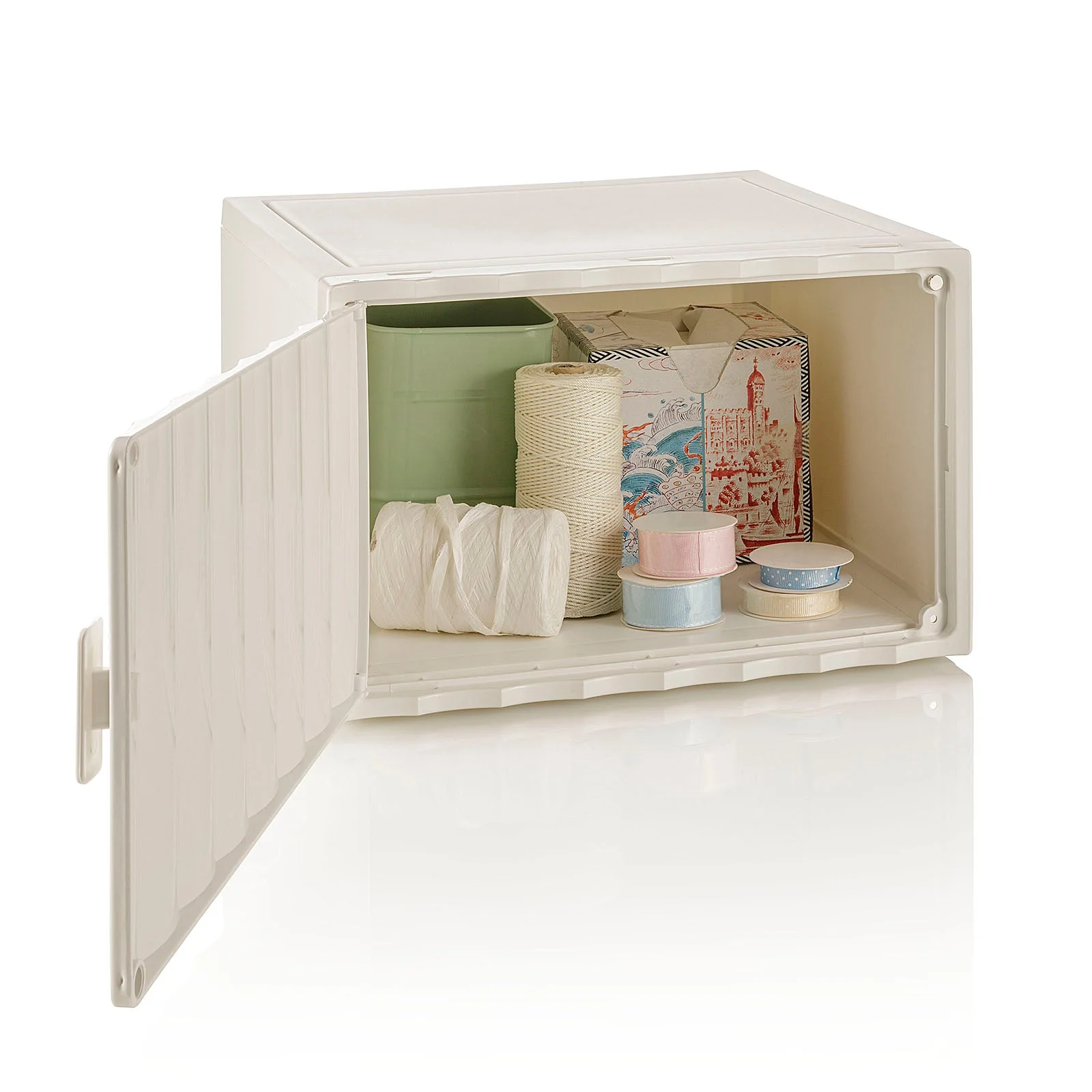 Mobiletto multiuso LAAX bianco - Image 3