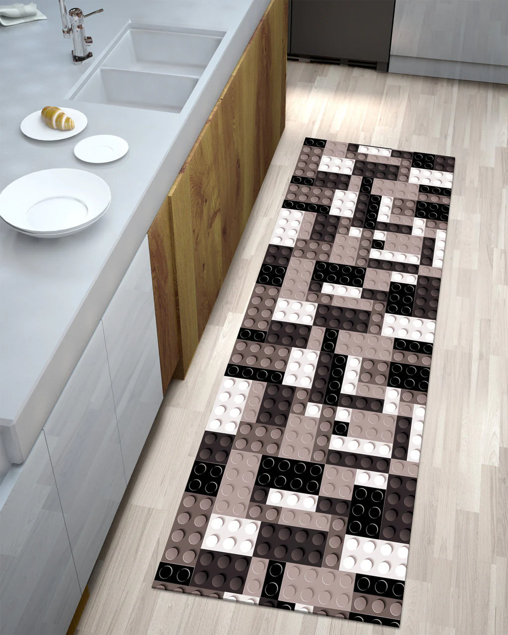 Passatoia in vinile BRICK 150cm - Image 2