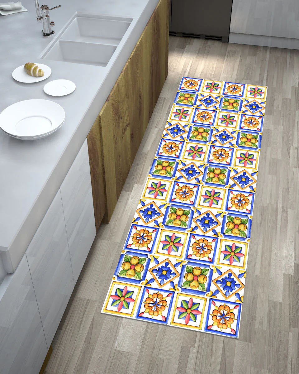 Passatoia in vinile MAIOLICA 6 250cm - Image 2