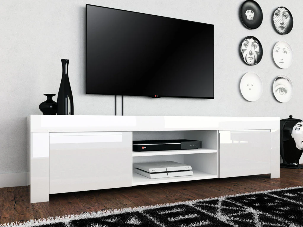 Porta TV AMBER | Bianco - Image 3