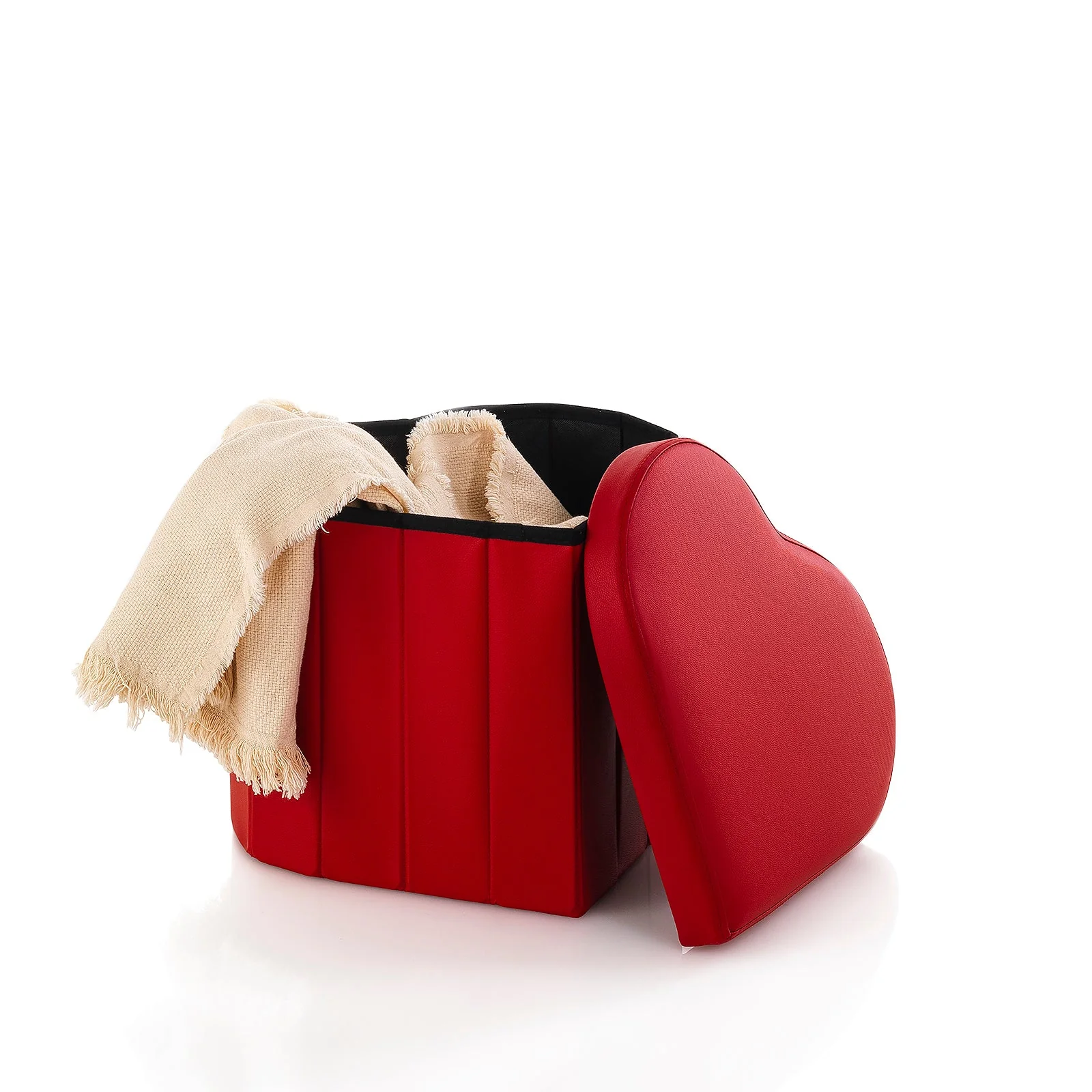 Pouf con contenitore CUORE - Image 2