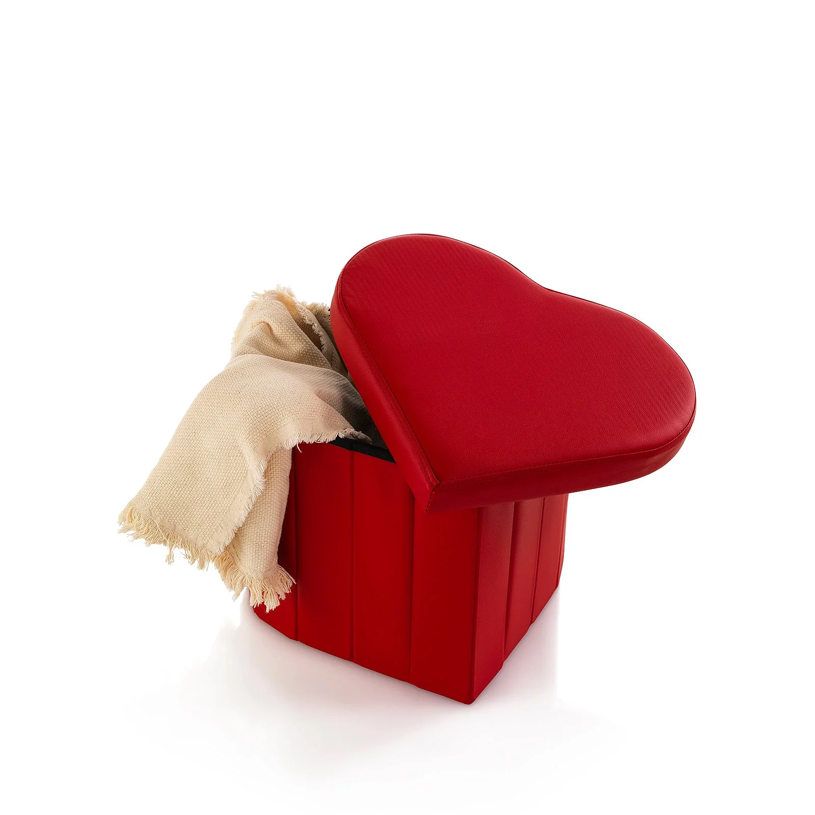 Pouf con contenitore CUORE - Image 3