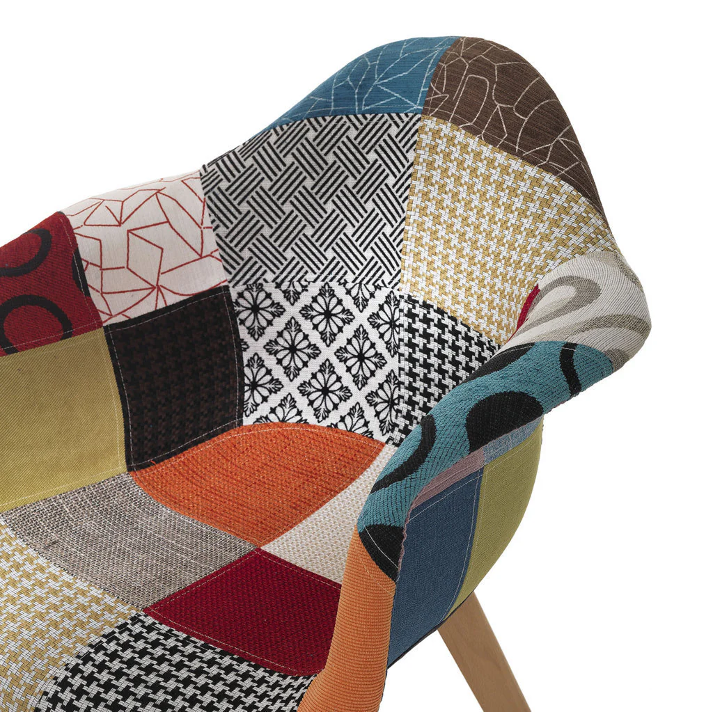 Set 2 poltrone patchwork KARIMA - Image 3