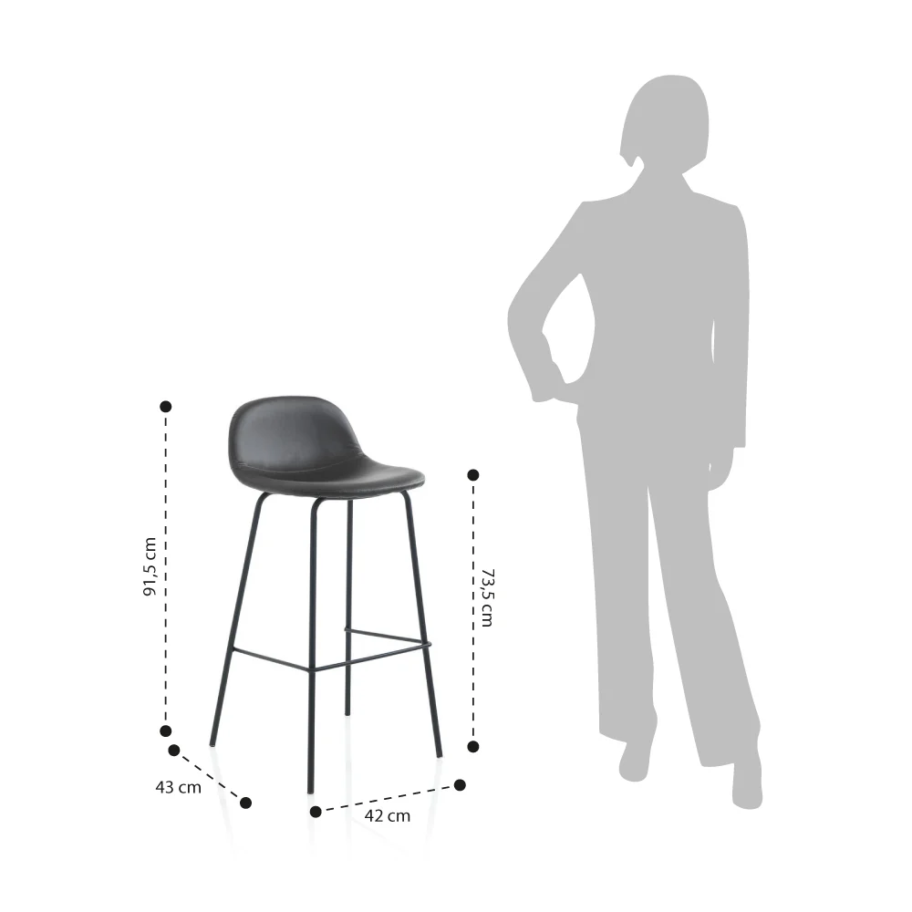 Set 2 sgabelli EVRY - Image 4