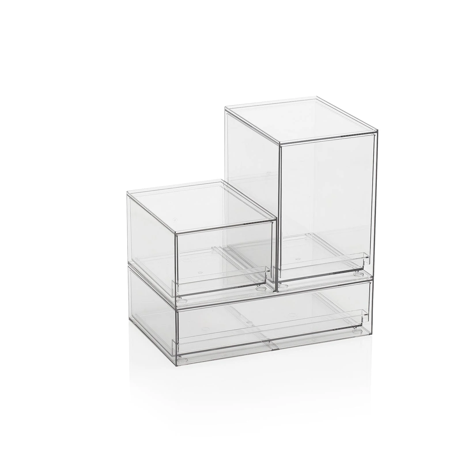 Set 3 contenitori con cassetto estraibile KLIA