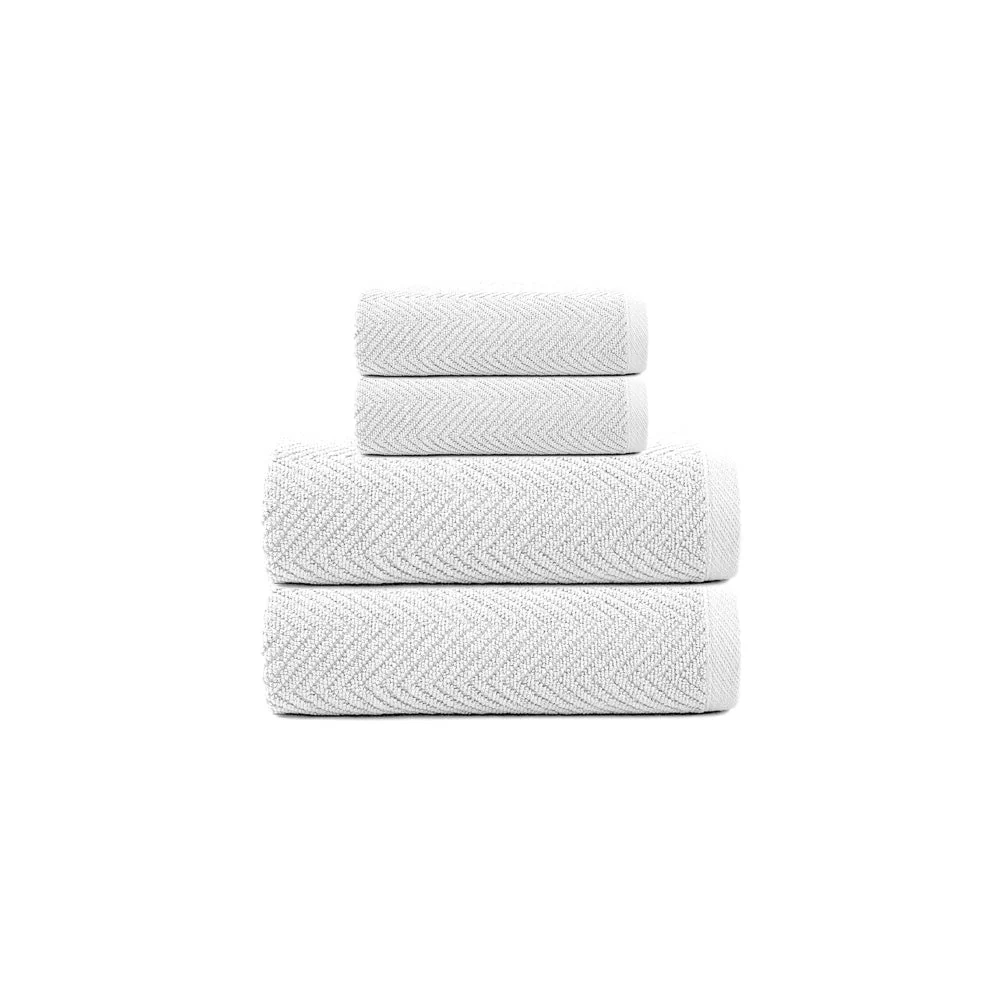 Set asciugamani 2+2 RIAD bianco