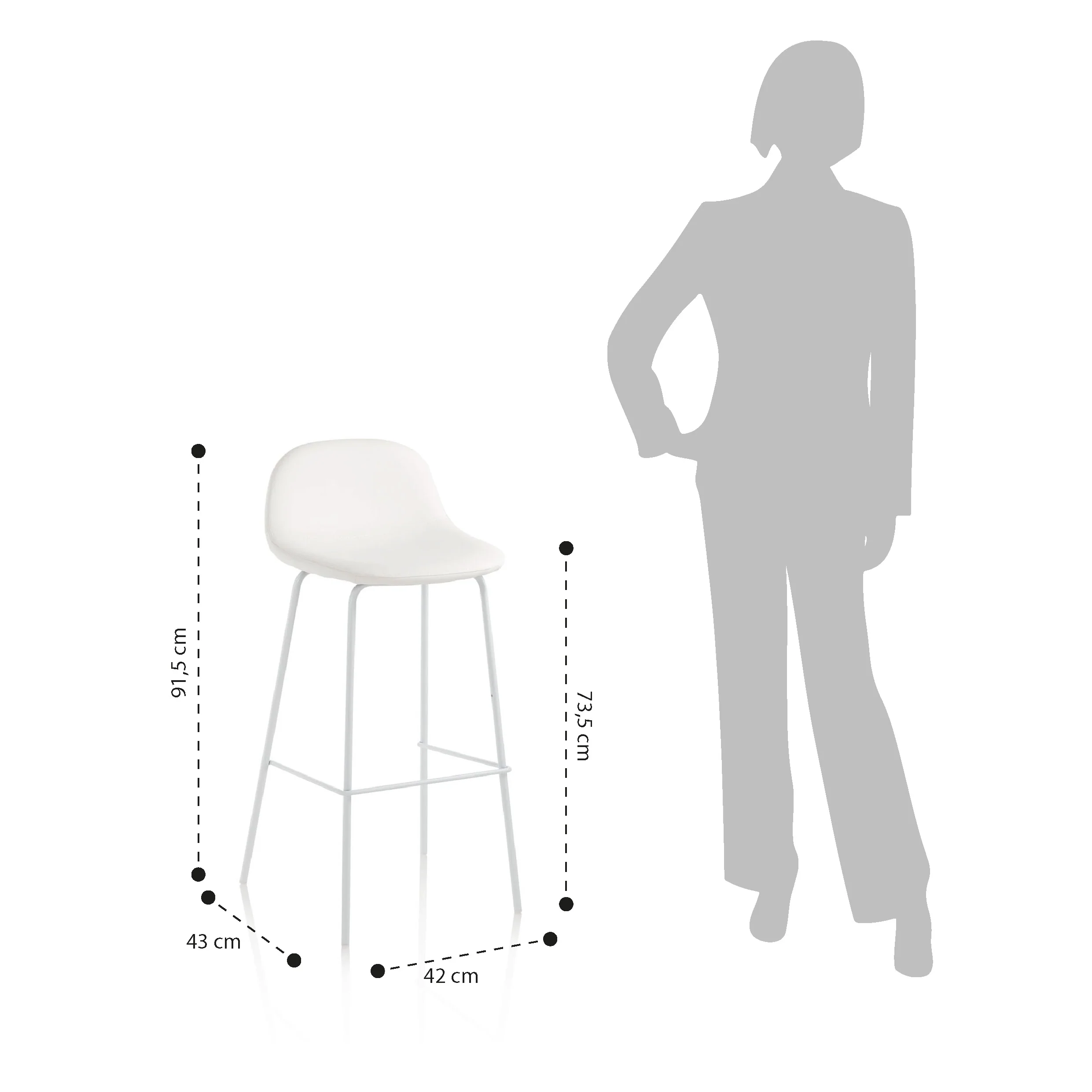 Set 2 sgabelli EVRY - Image 5
