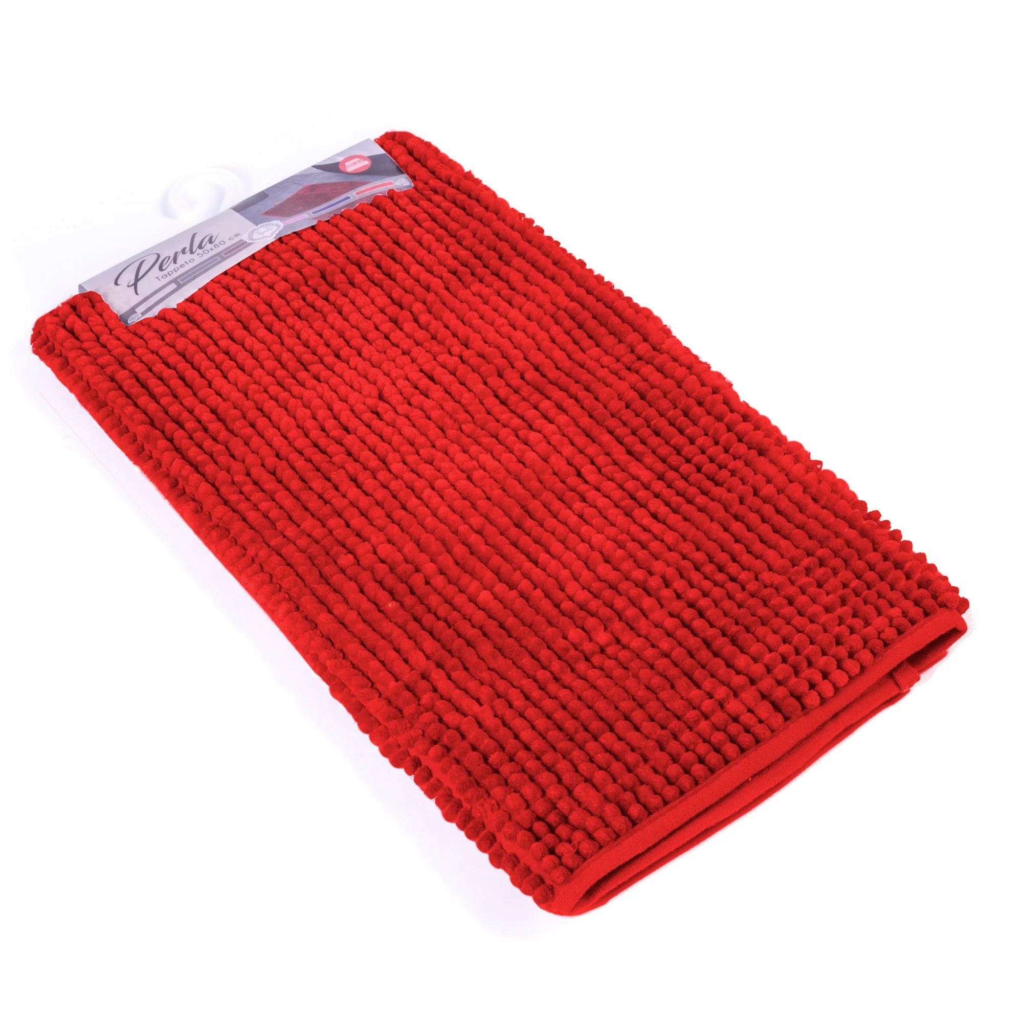 Tappeto da bagno PERLA rosso - Image 2