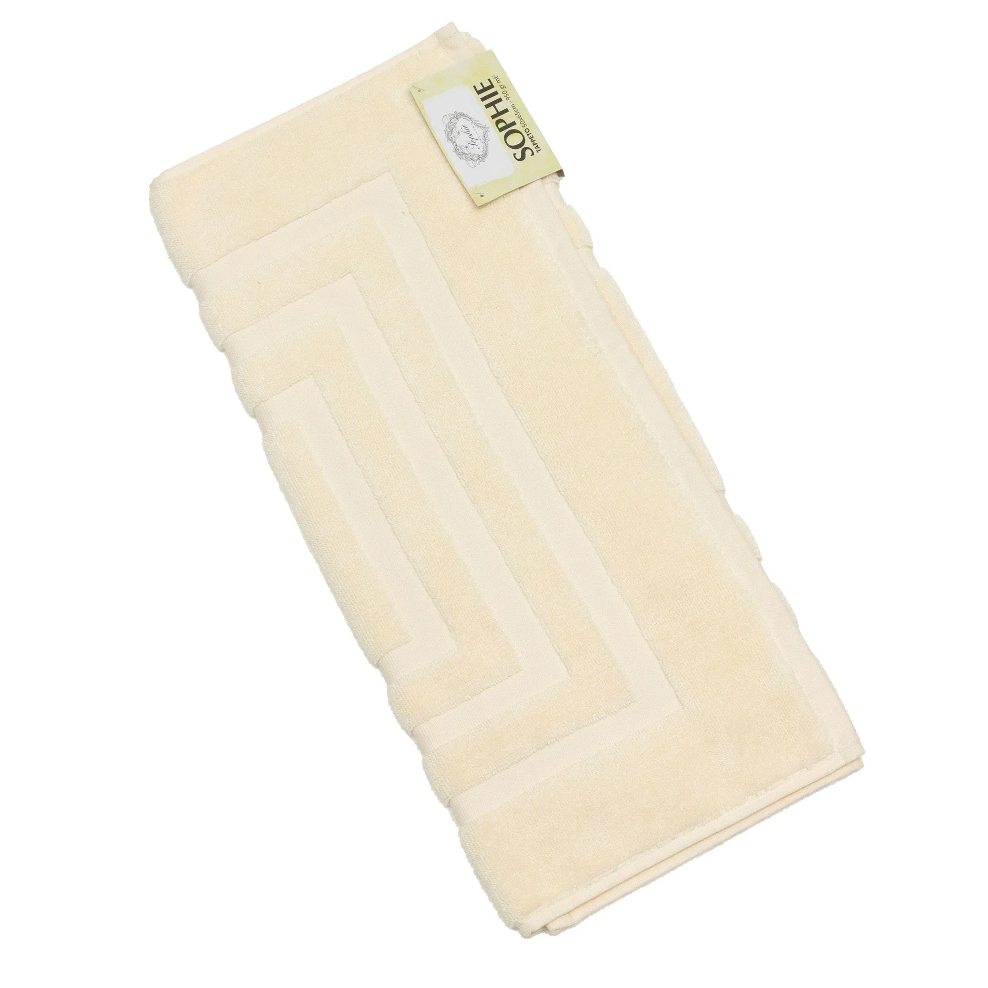 Tappeto da bagno SOPHIE panna - Image 3