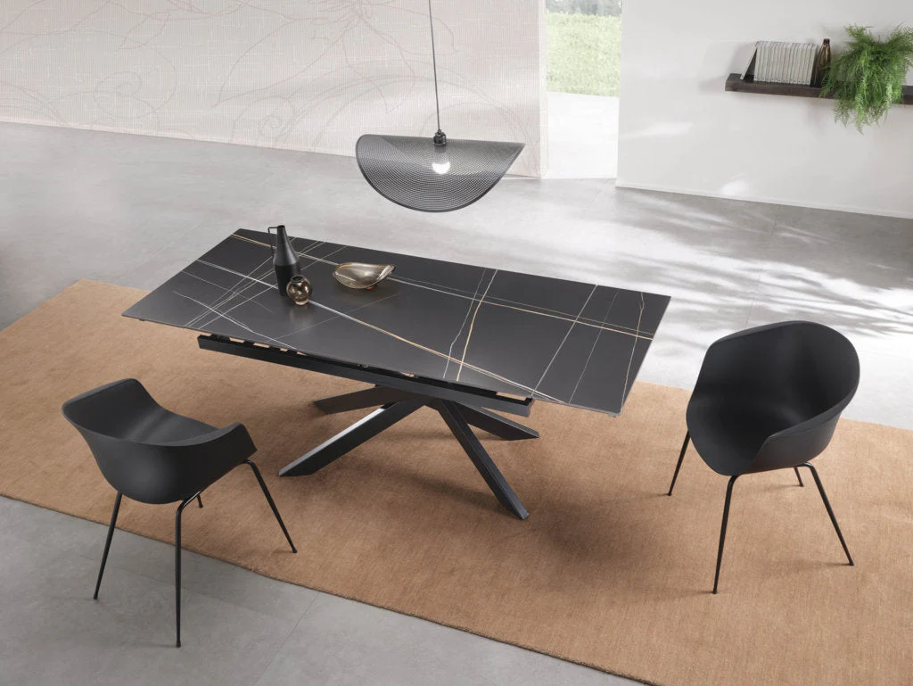 Tavolo allungabile ORLANDO ceramica nero - Image 6
