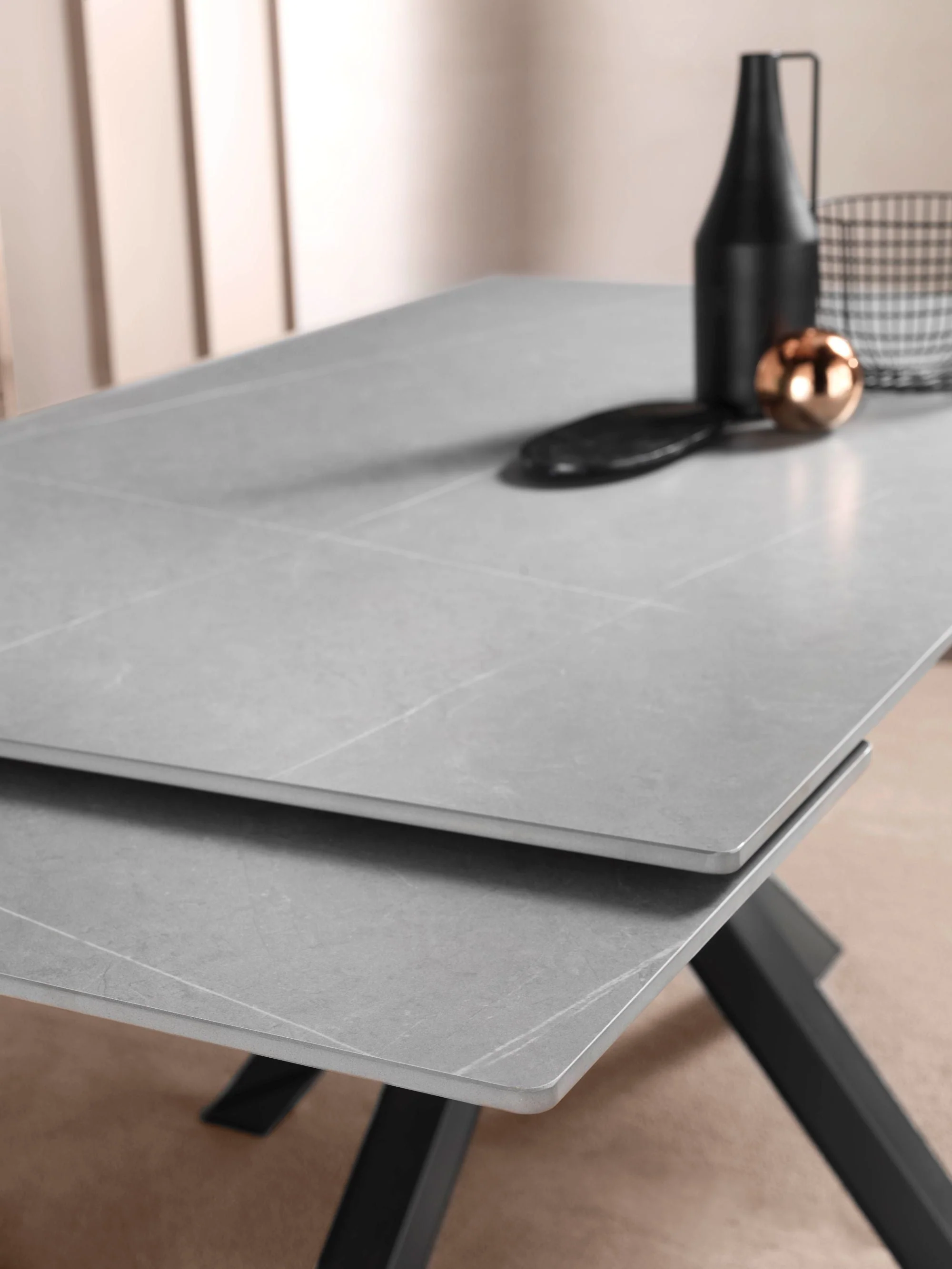 Tavolo allungabile PEDRO ceramica grigio - Image 6